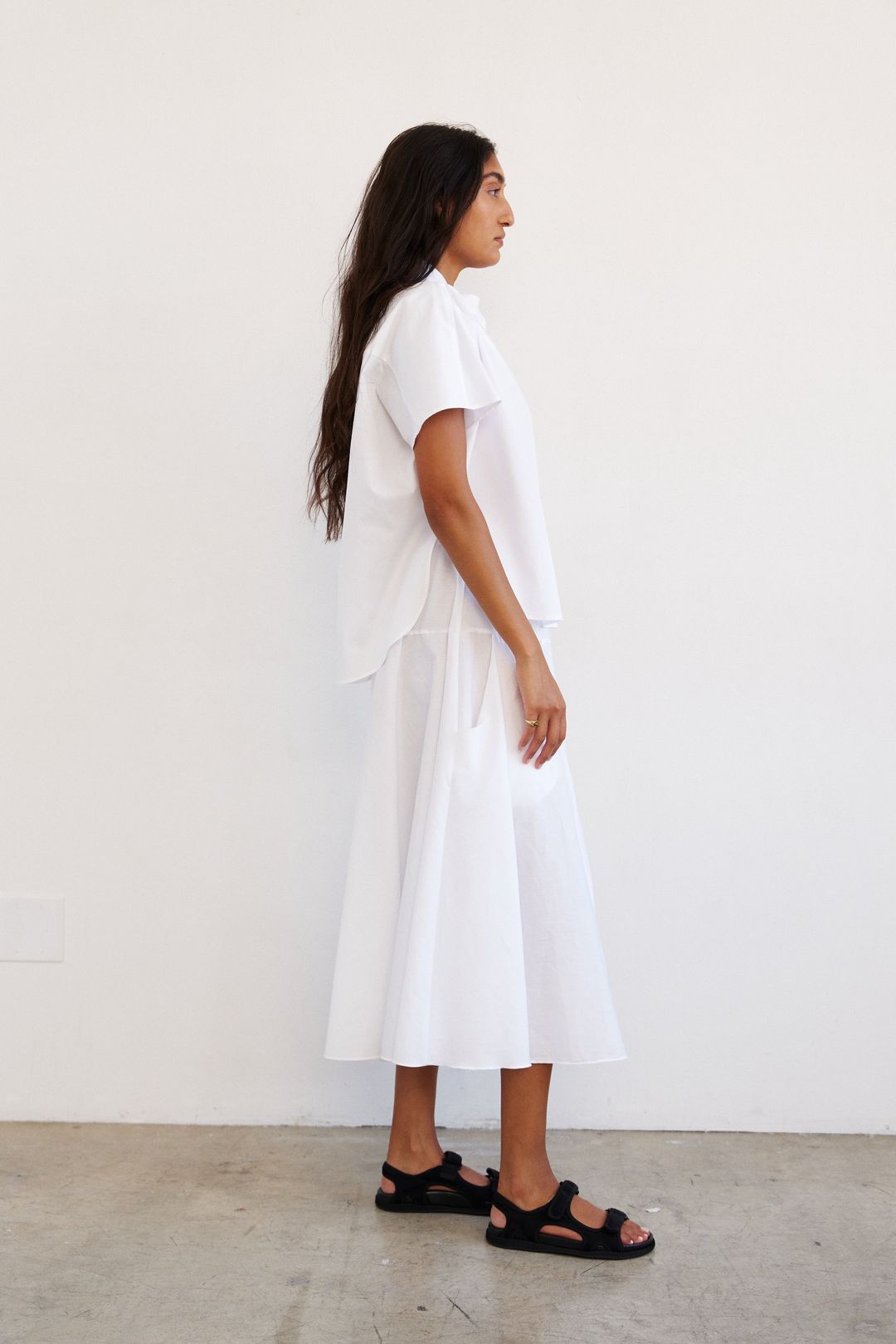 The Italian Summer Skirt in White #3