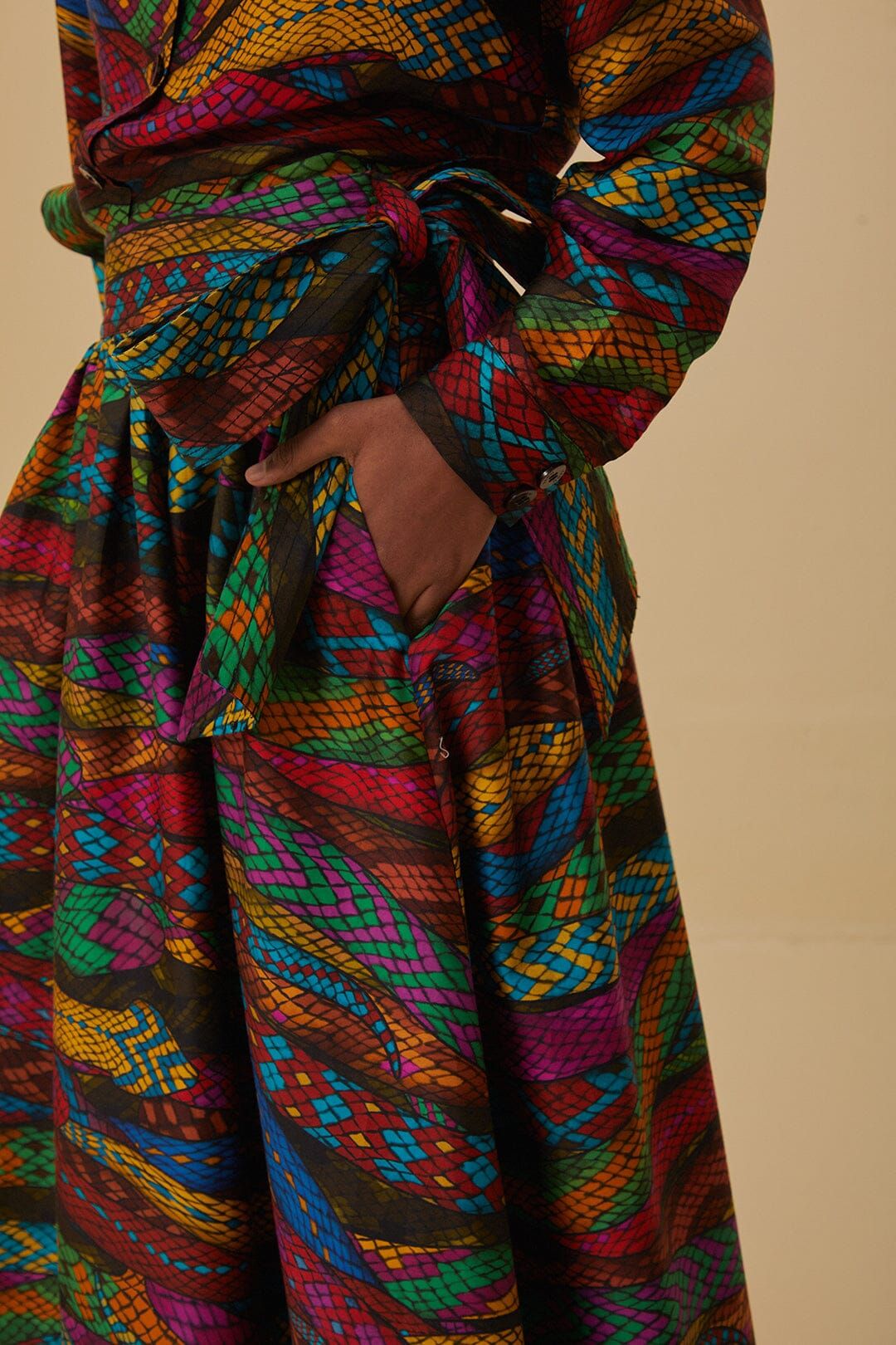 Multicolor Mirage Midi Skirt #4