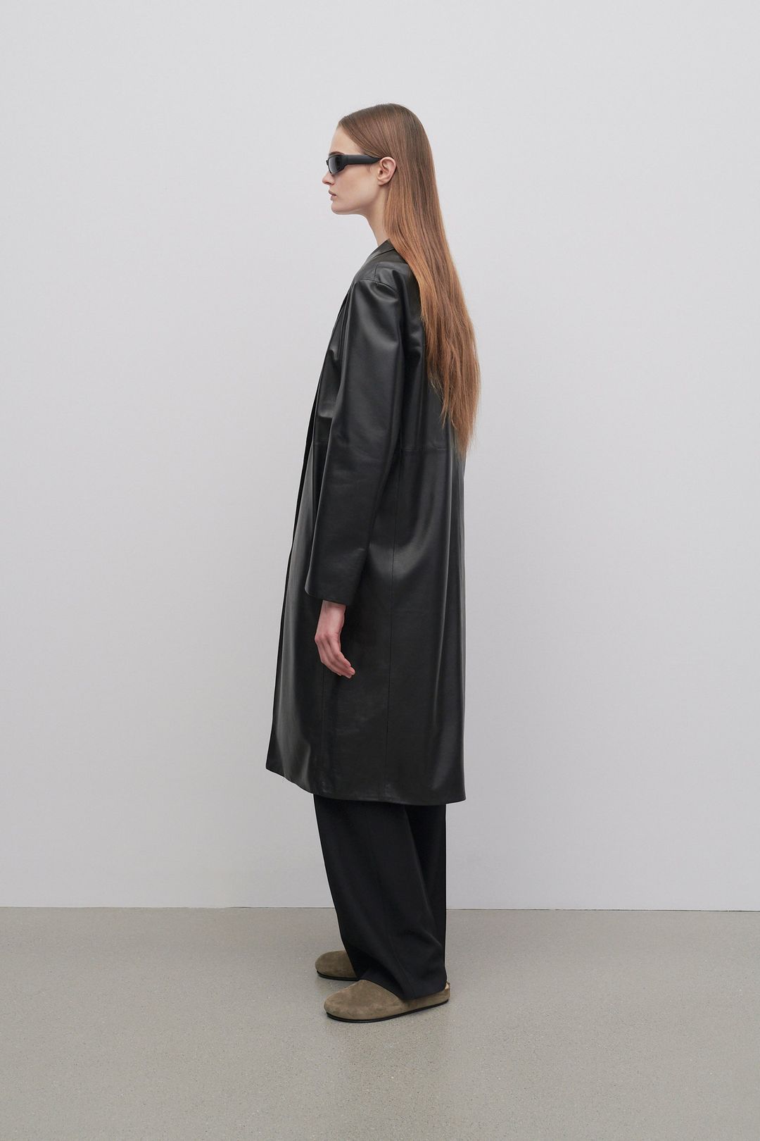Babil Coat in Leather #7