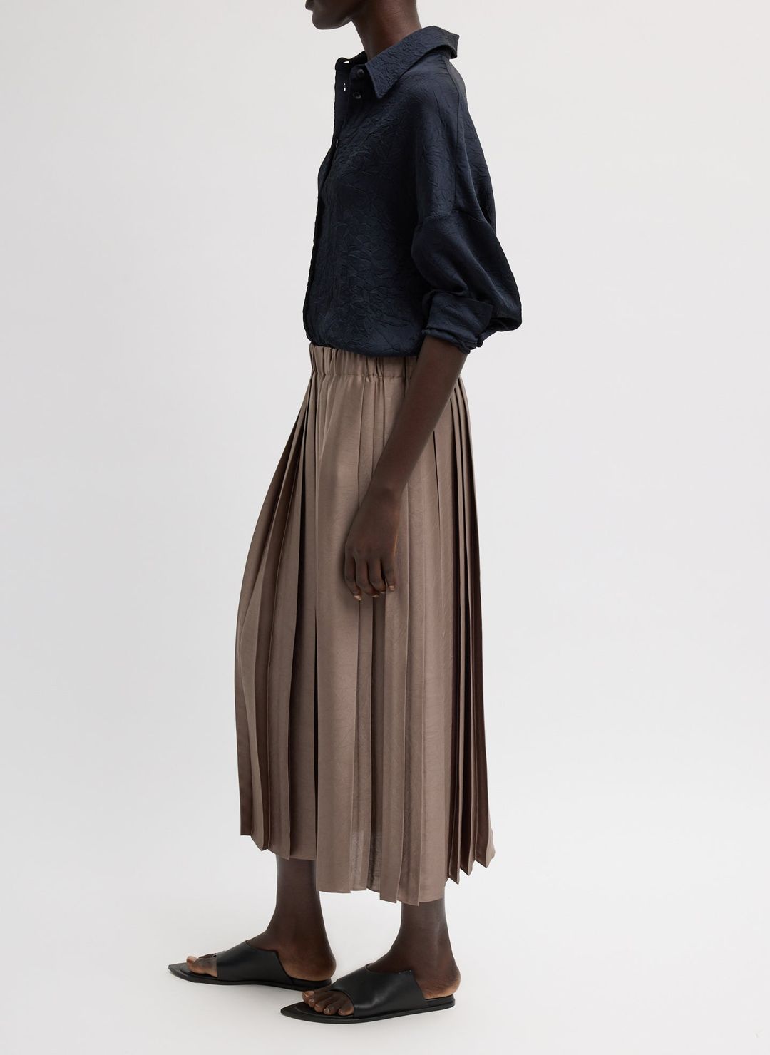 Feather Weight Pleated Pull On Skirt #2