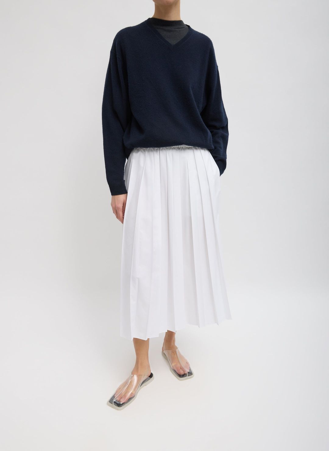 Nylon Pleated Pull On Skirt #5