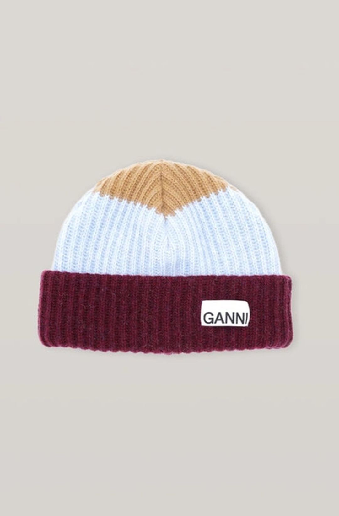 GANNI recycled wool-blend beanie #3