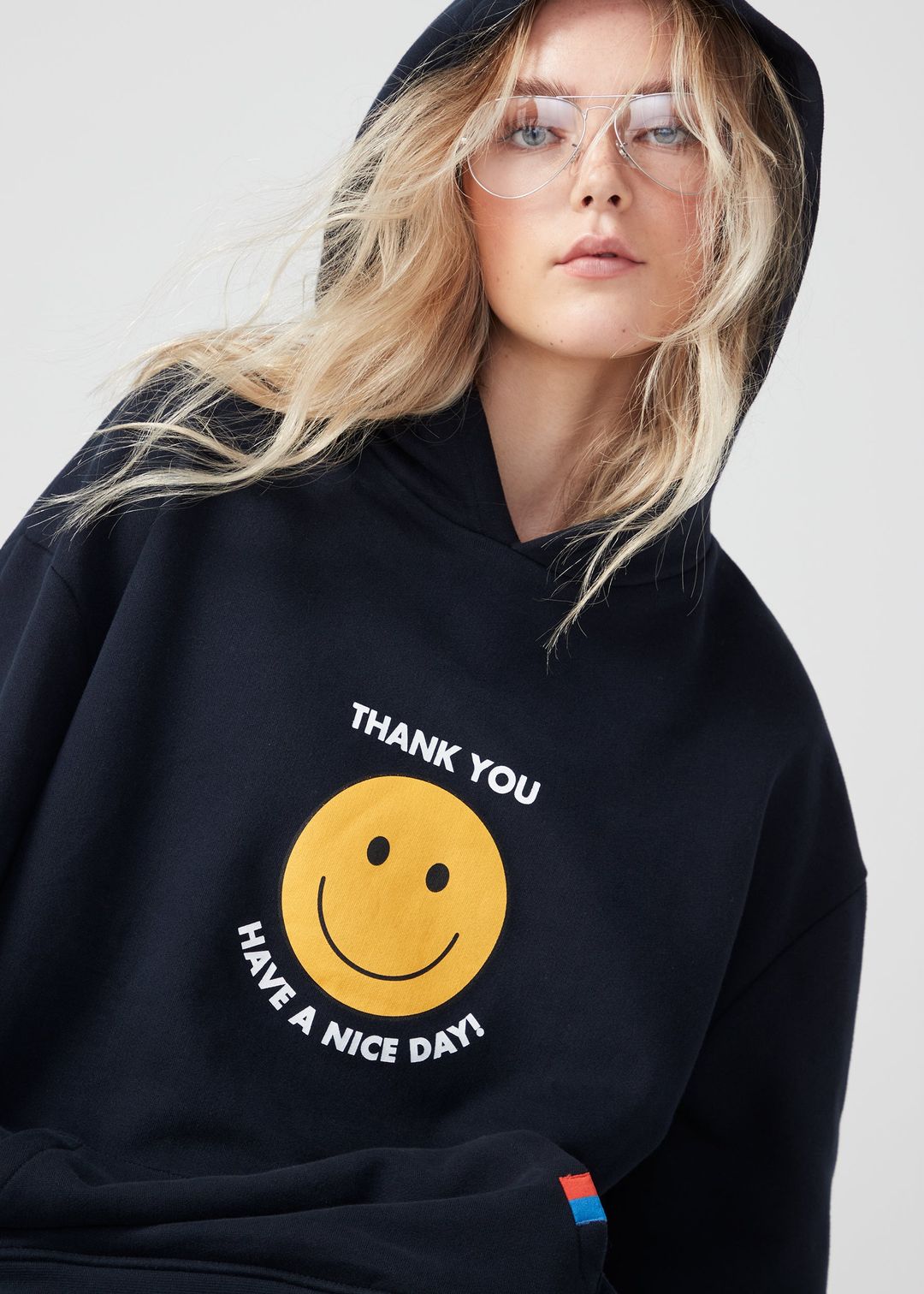 The Oversized Take Out Hoodie - Navy #4