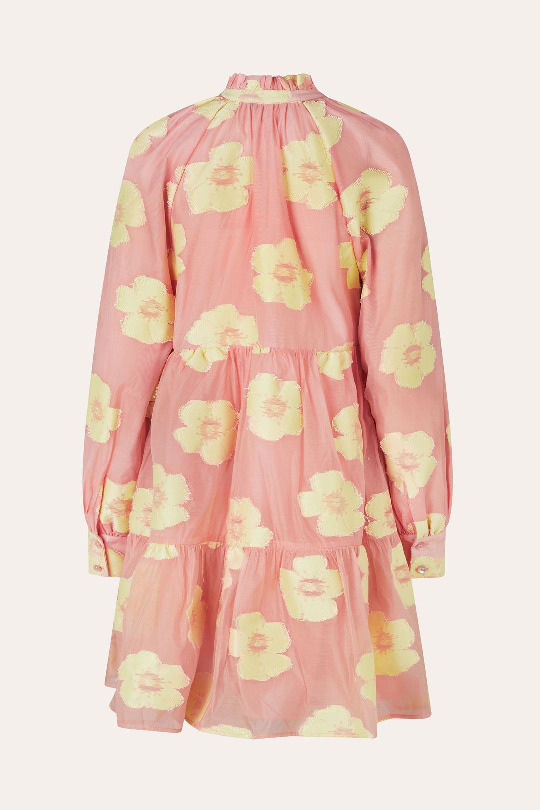 Jasmine Dress - Freedom flower grapefruit