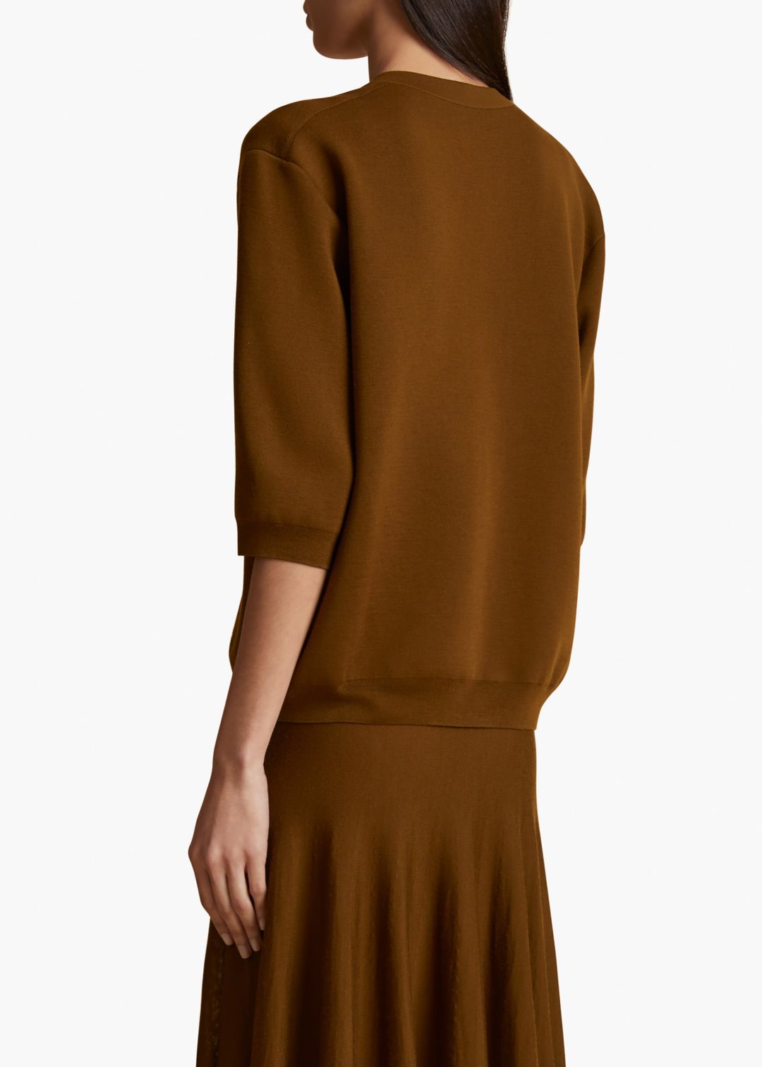 Tedi Cardigan in Dark Olive #4