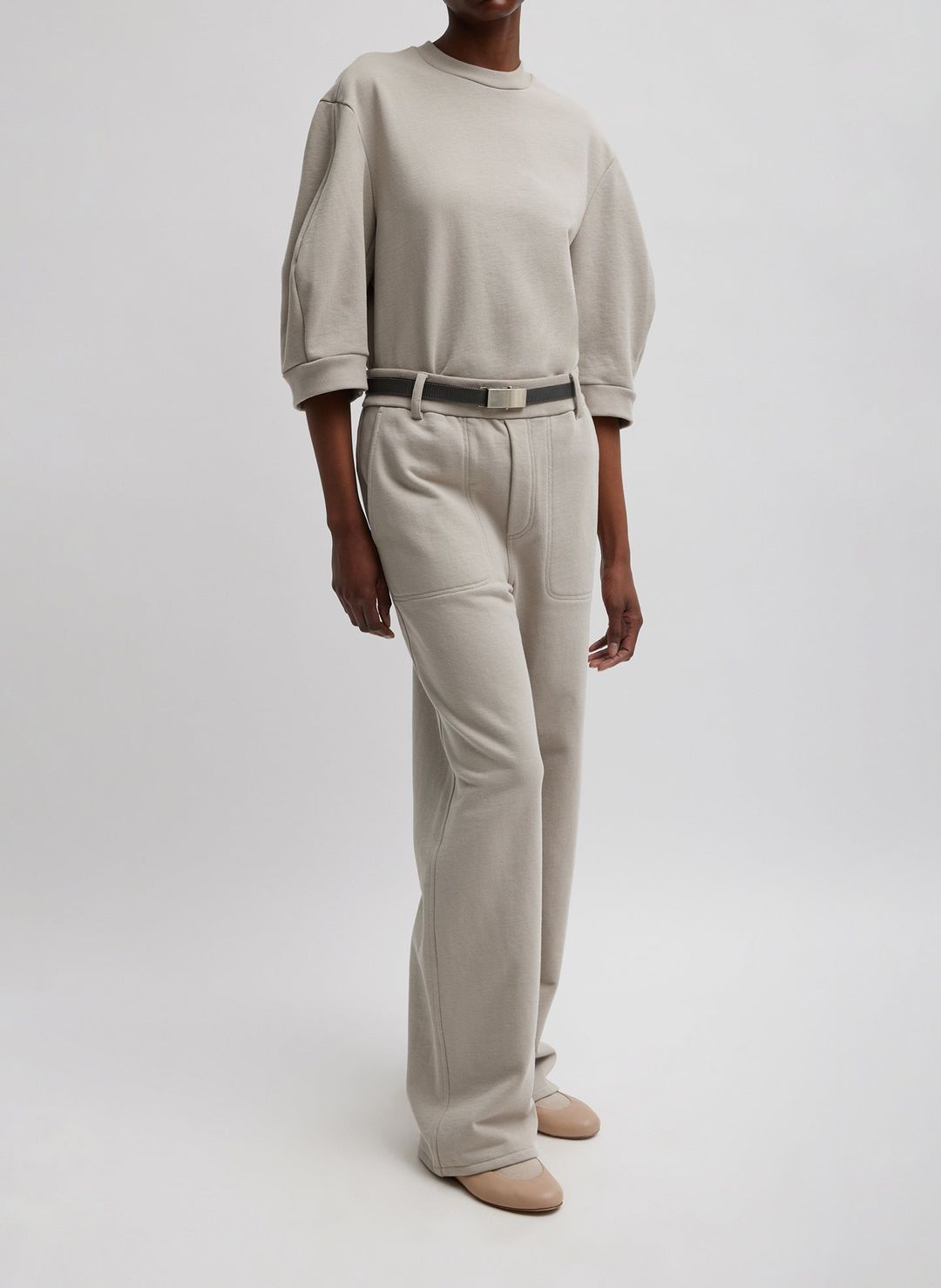 Sculpted Short Sleeve Sweatshirt