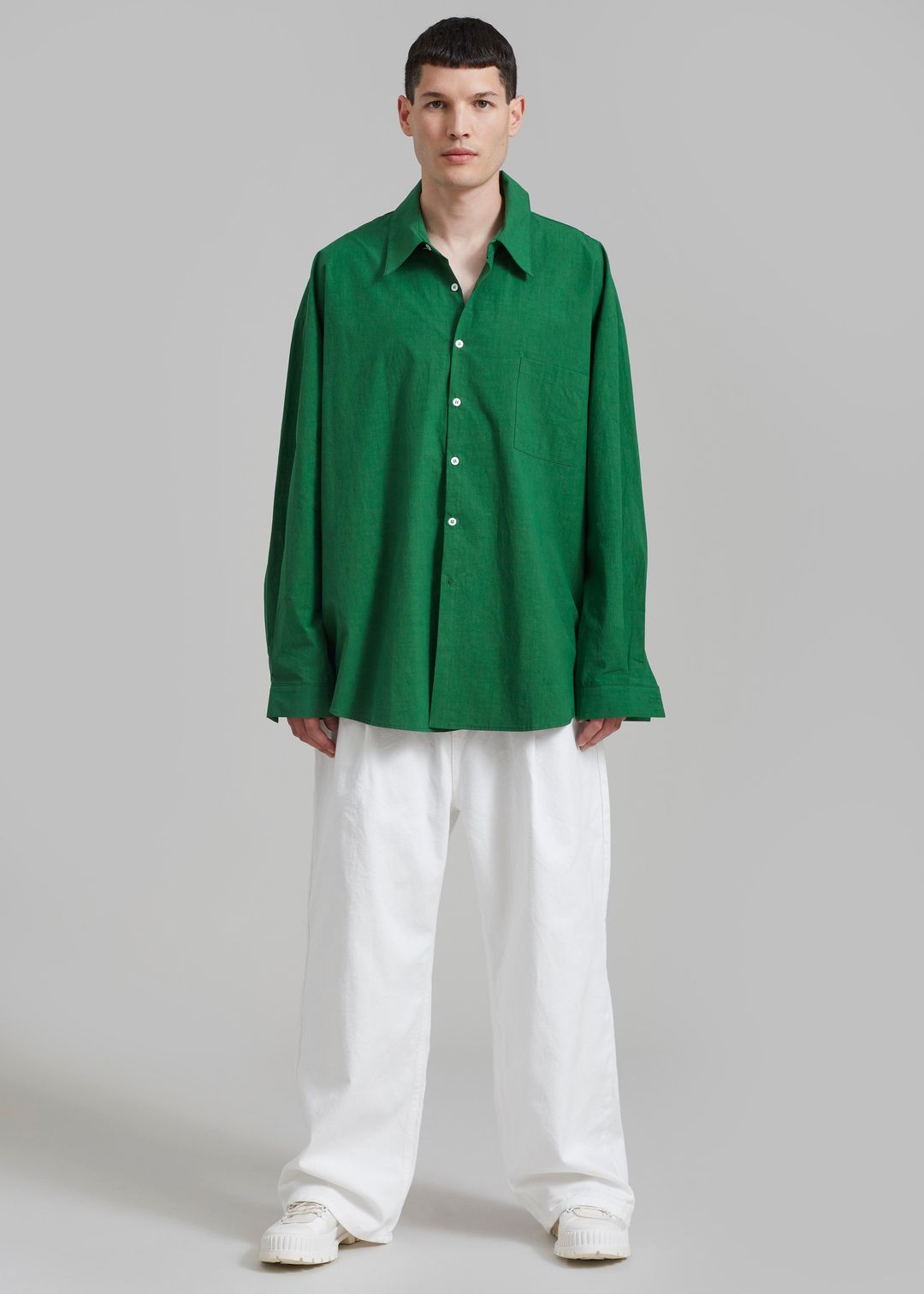 Darren Oversized Shirt - Green #5