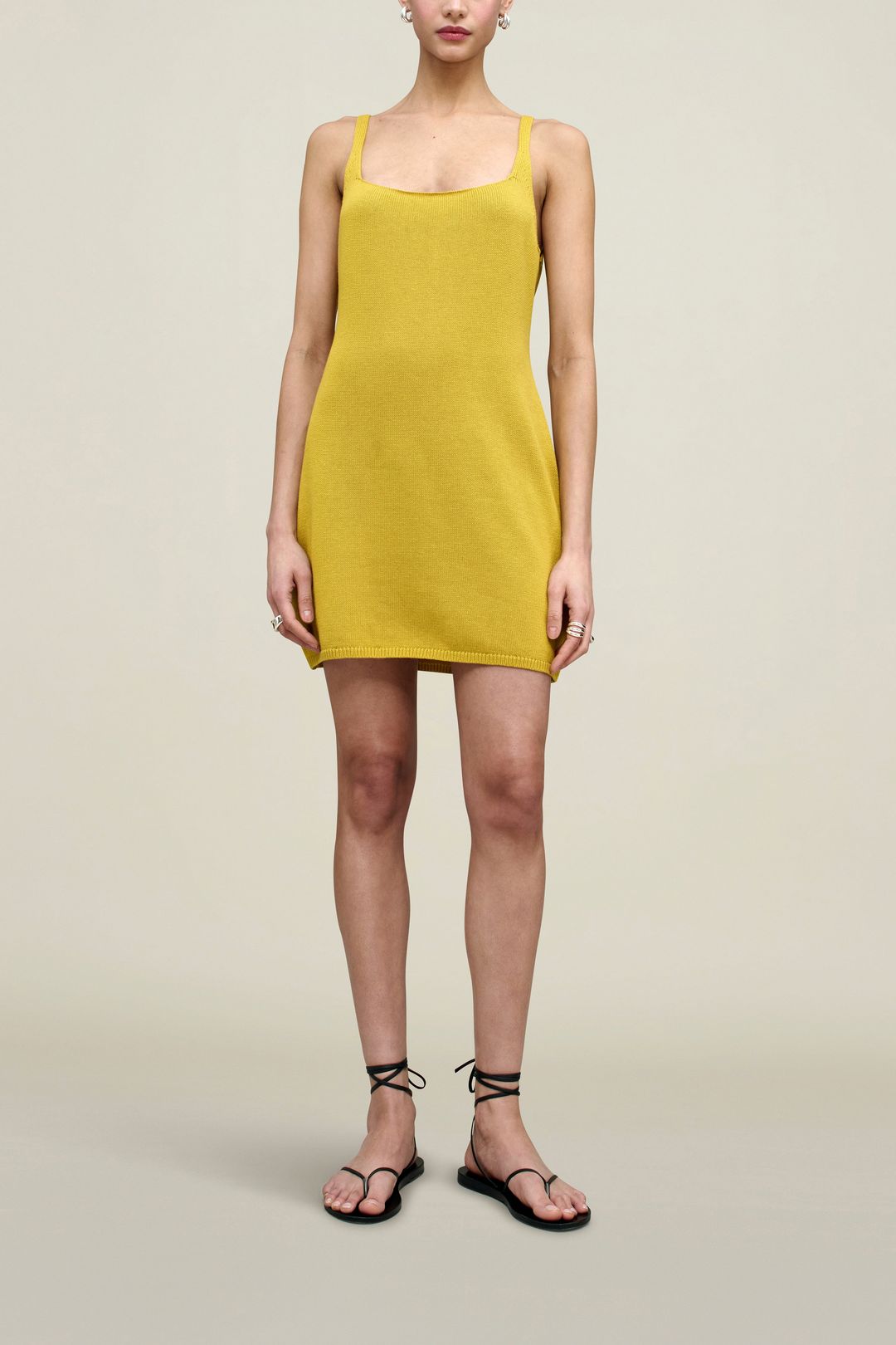 Fiona Dress in Cotton Wool #3