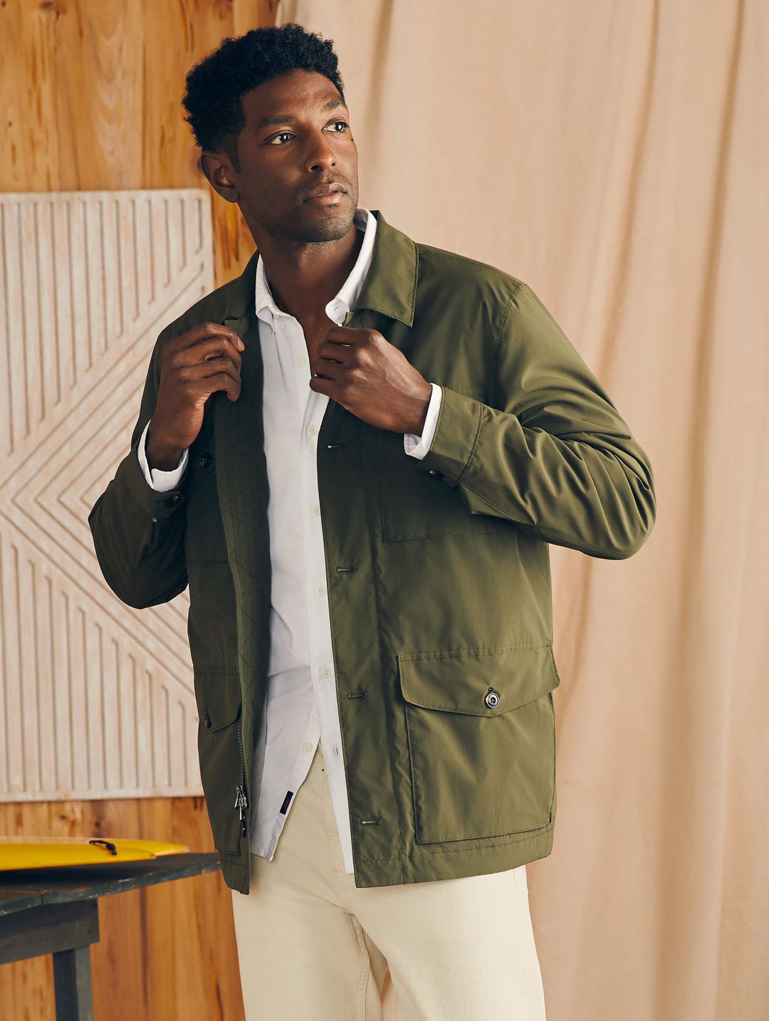 Reserve Four Pocket Field Jacket - Cascade Olive #3