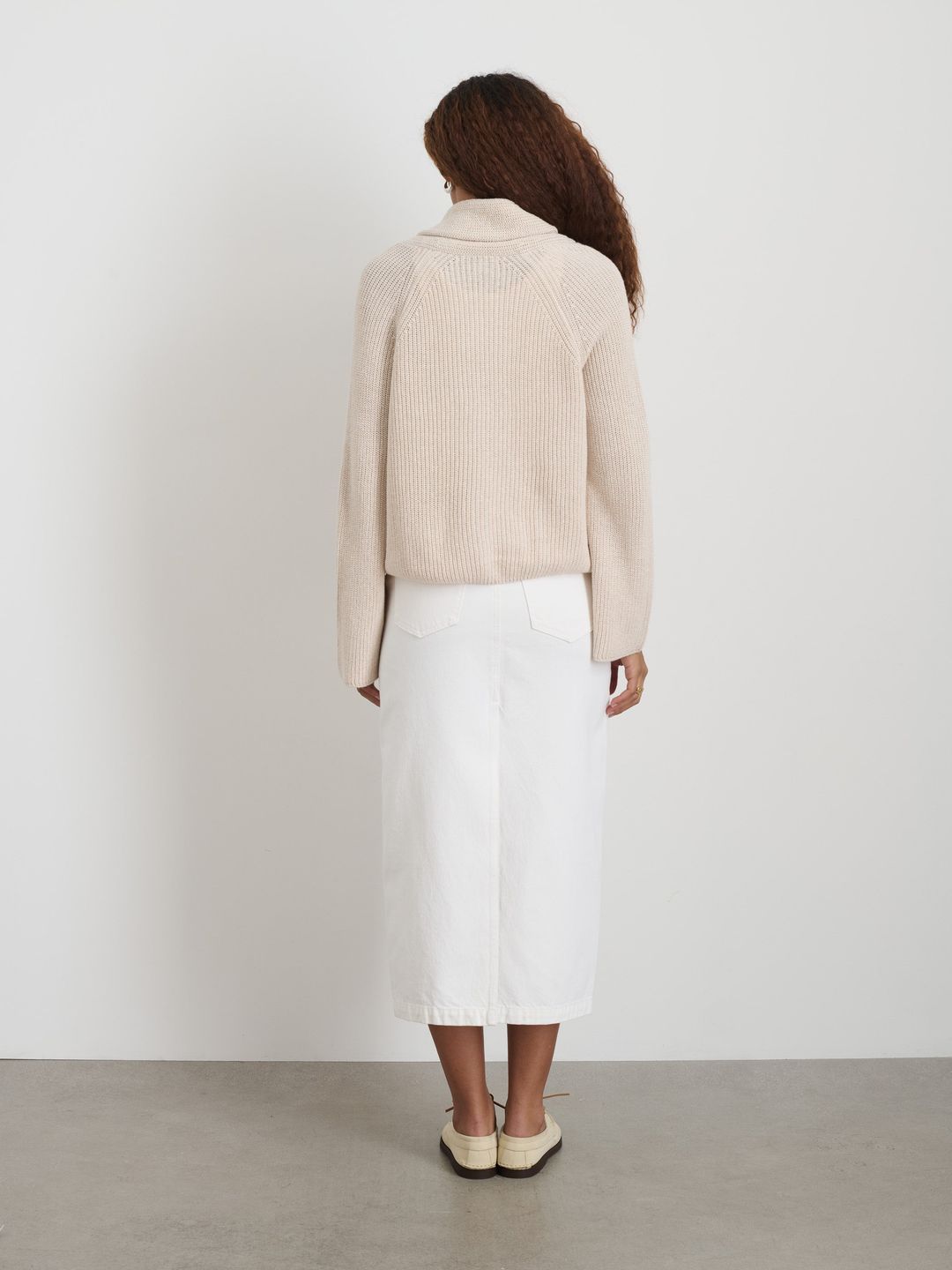 Marseille Cardigan In Cotton Linen #5