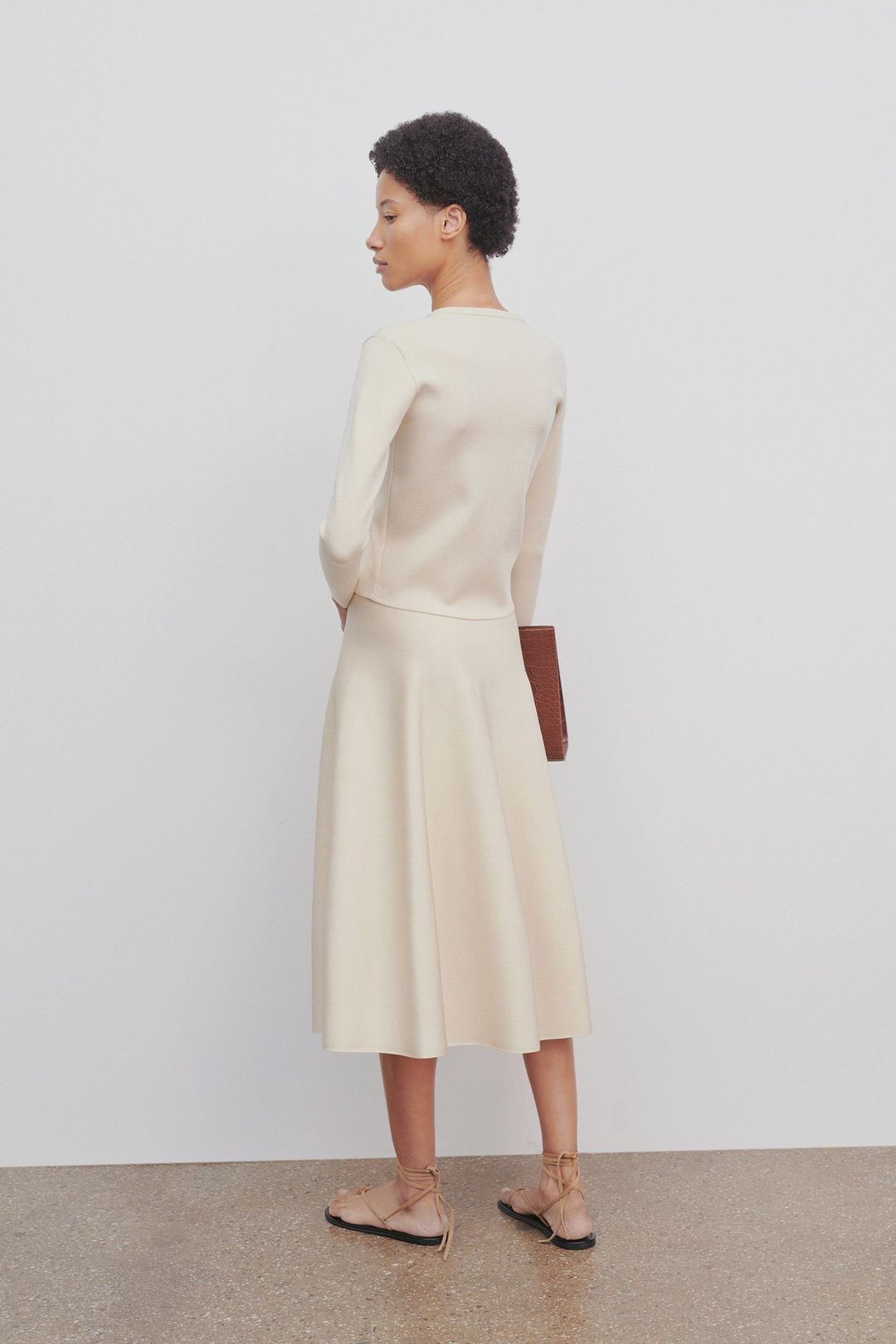 Cindy Skirt in Glossy Viscose #5