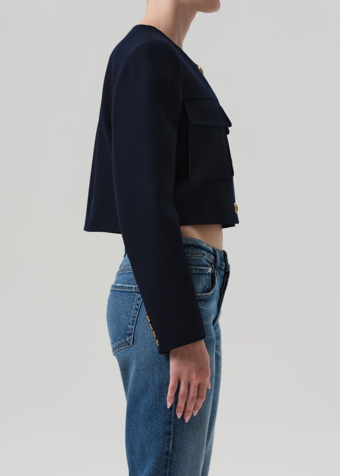 Sophia Jacket in Navy #4