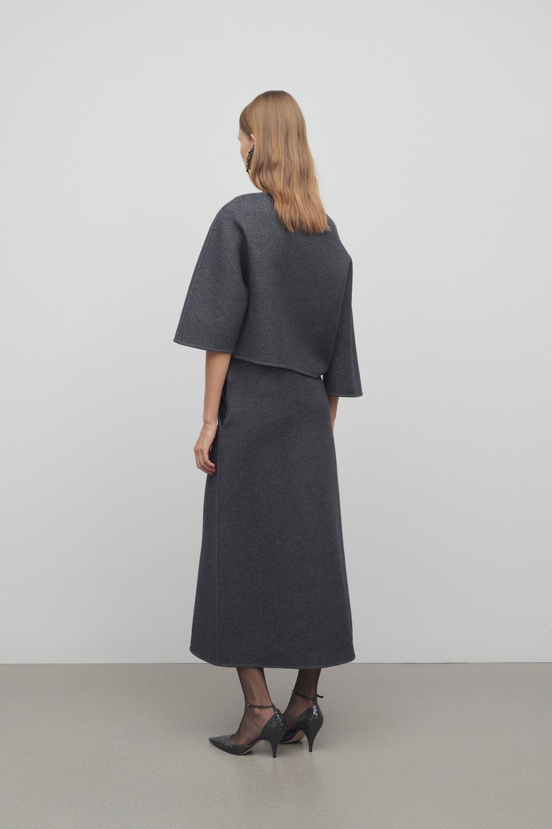 Lison Skirt in Wool and Nylon #5
