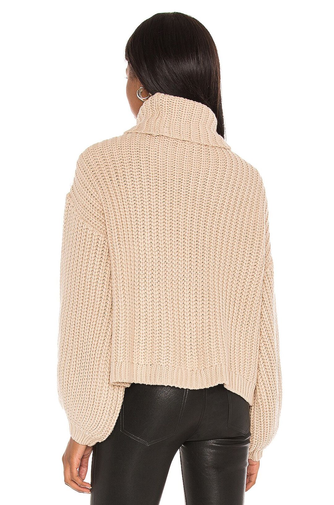 Soft Faux Corset Oversized Pullover #3
