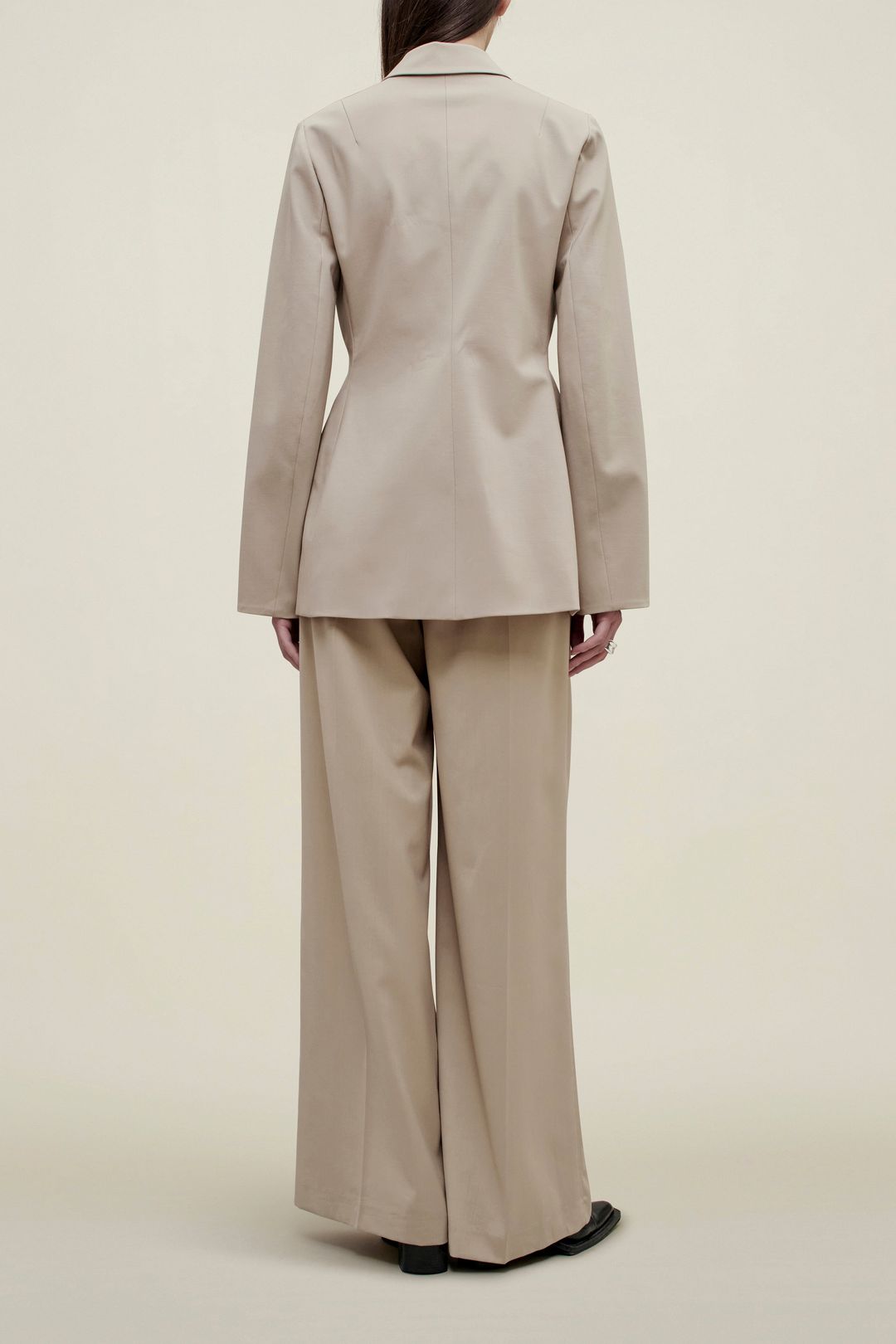 Benny Longline Blazer in Tropical Wool #6