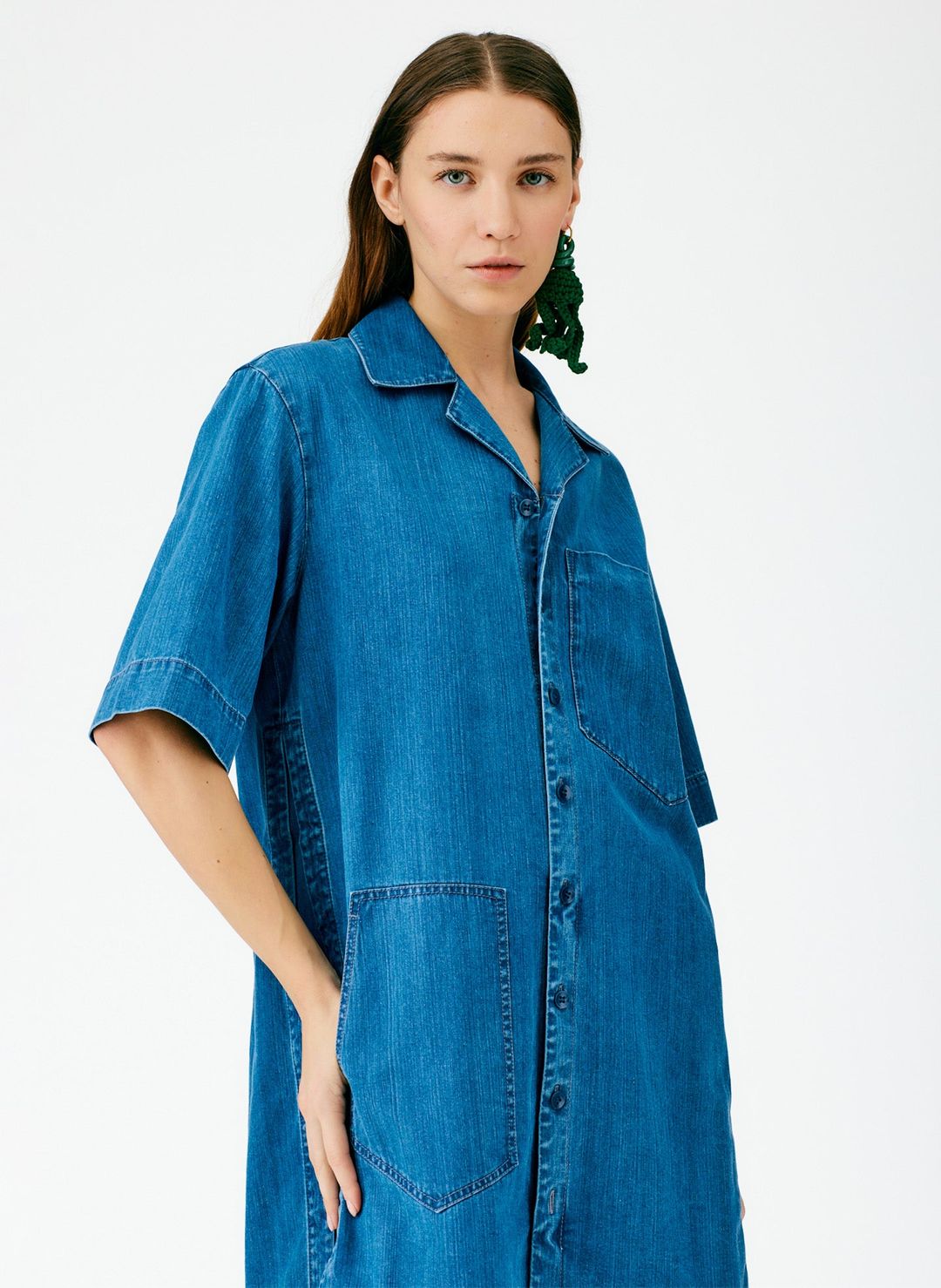 Summer Denim Camp Dress #6