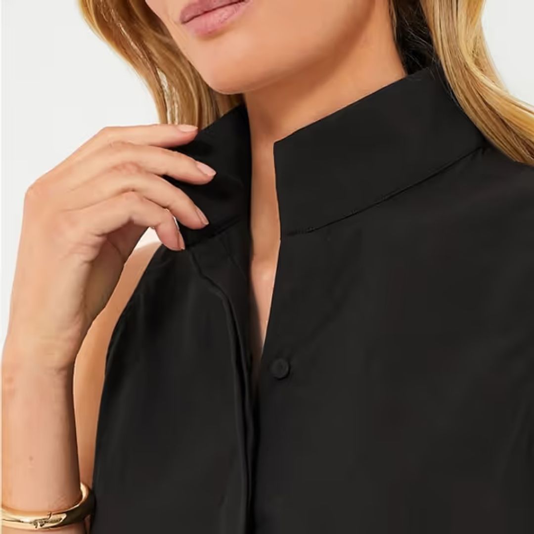 Sleeveless Charlie dress in Black #3