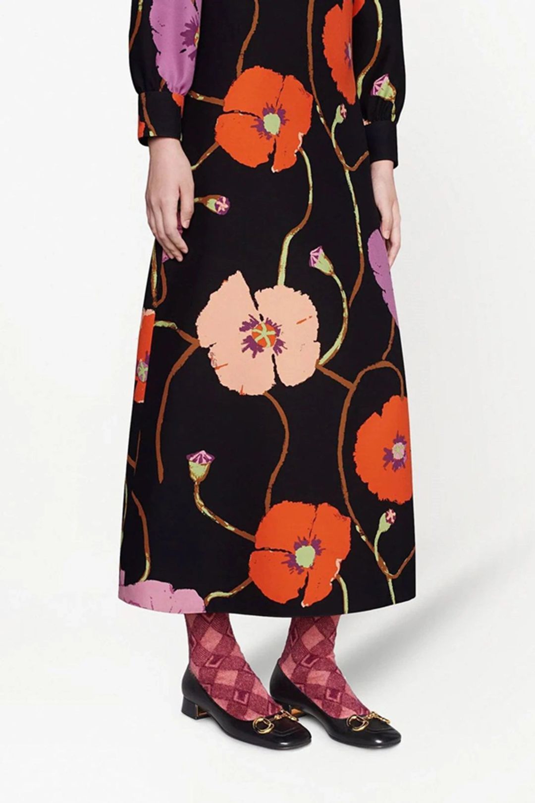 Horsebit Ballet Flats In Black #6