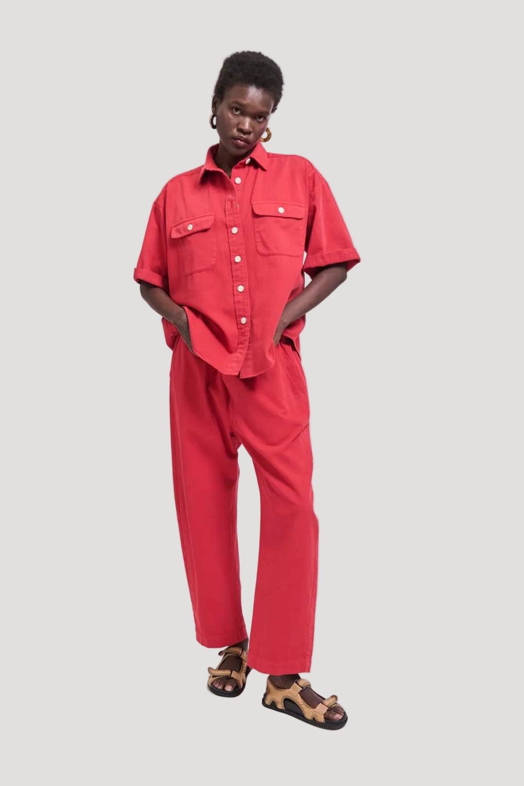 The Scout Shirt in Red #10