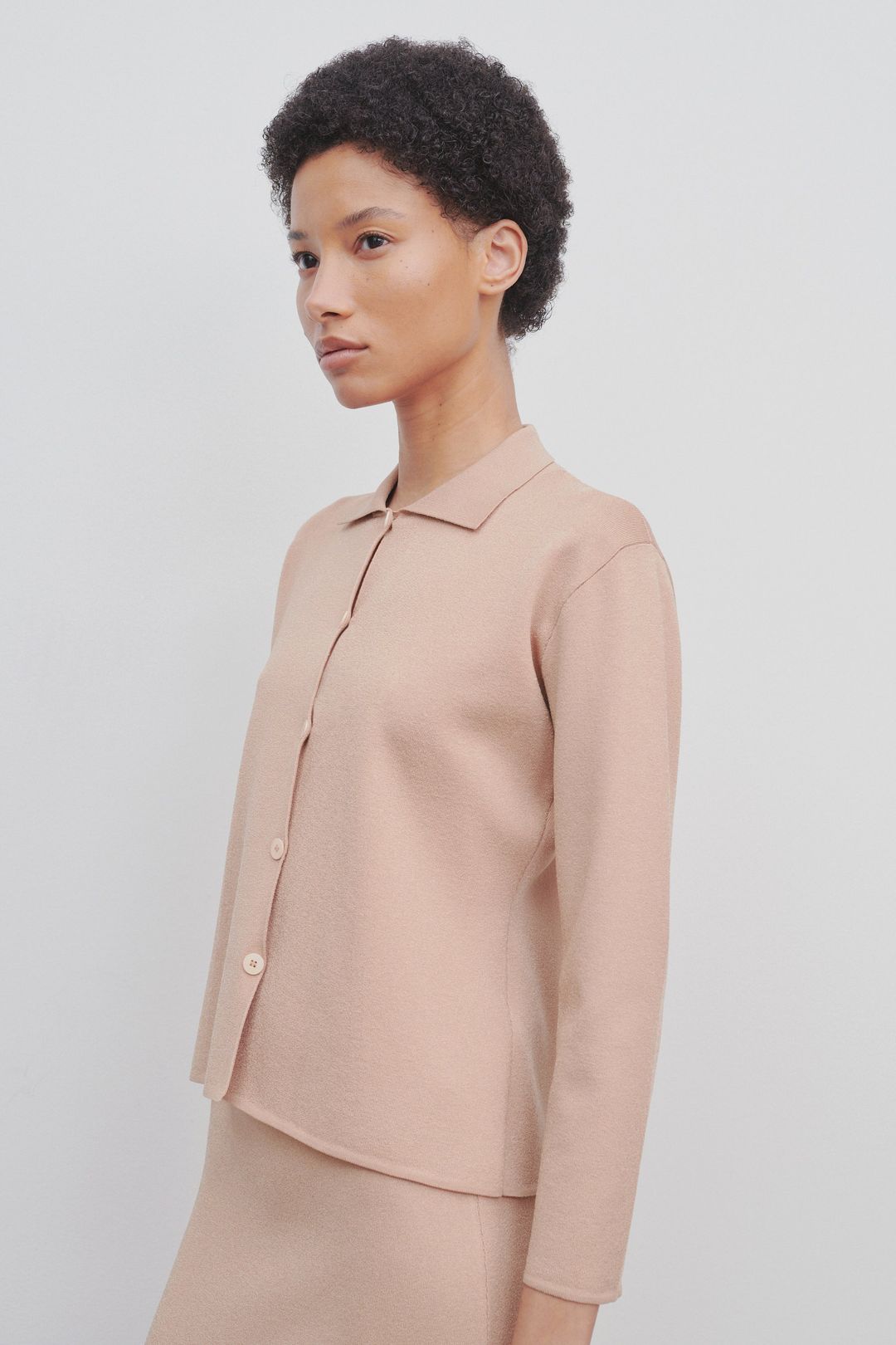 Cyrus Cardigan in Glossy Viscose #4