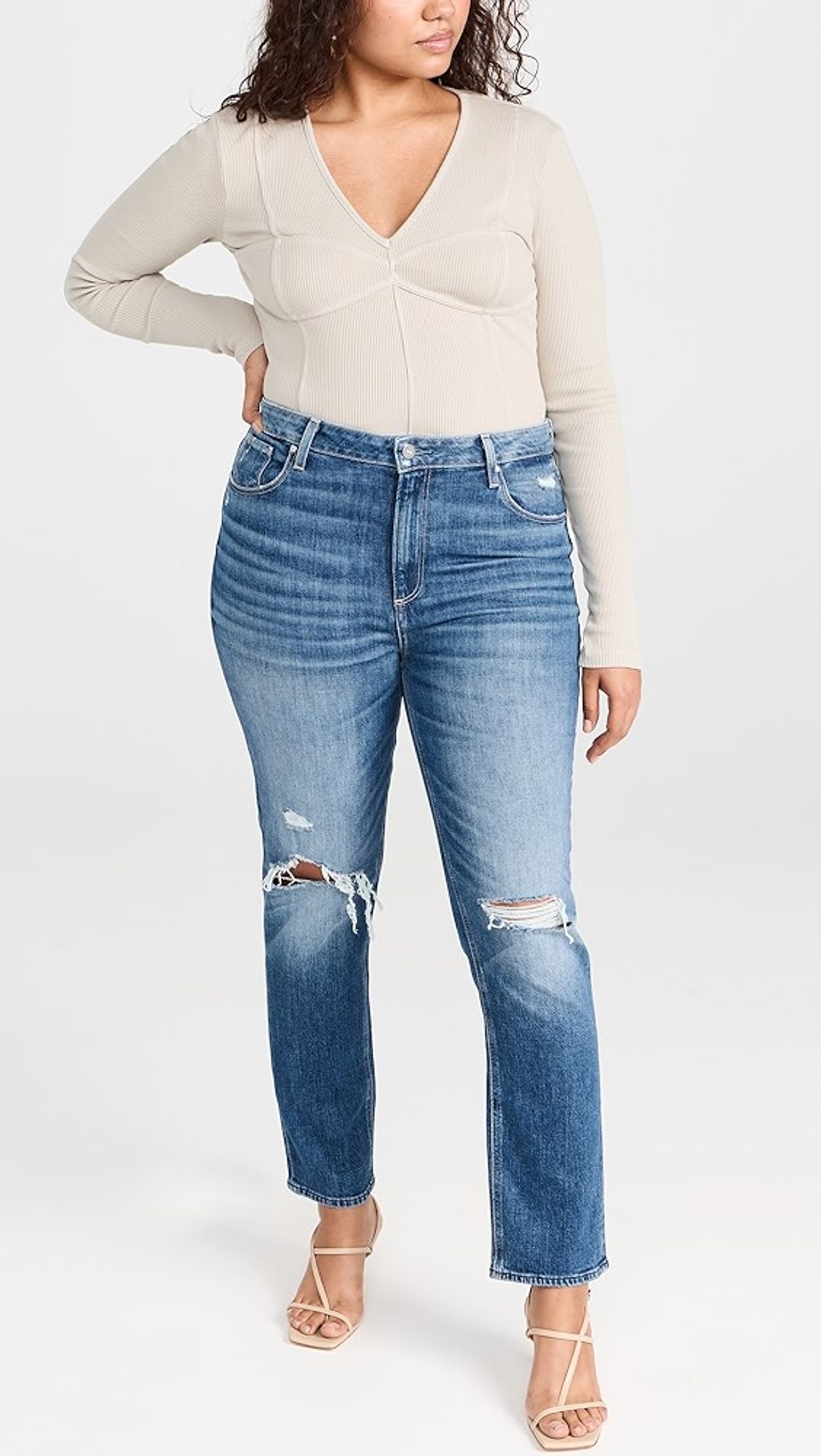 PAIGE Sarah Slim Jeans #6