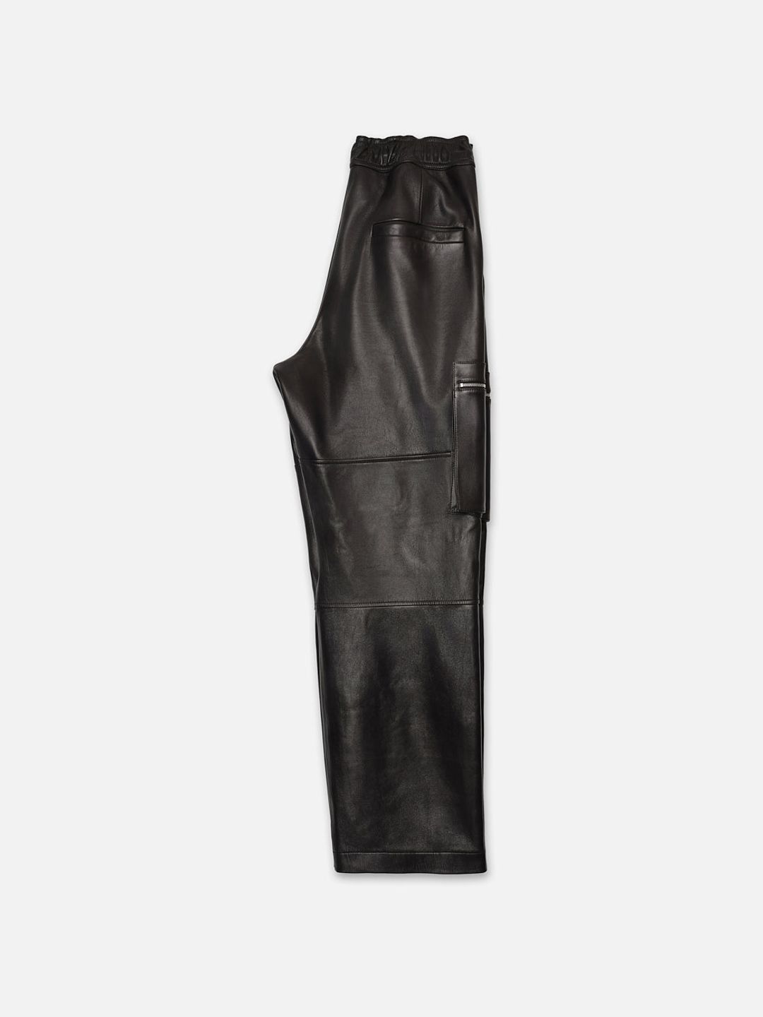 Leather Cargo Pant -- Black #3