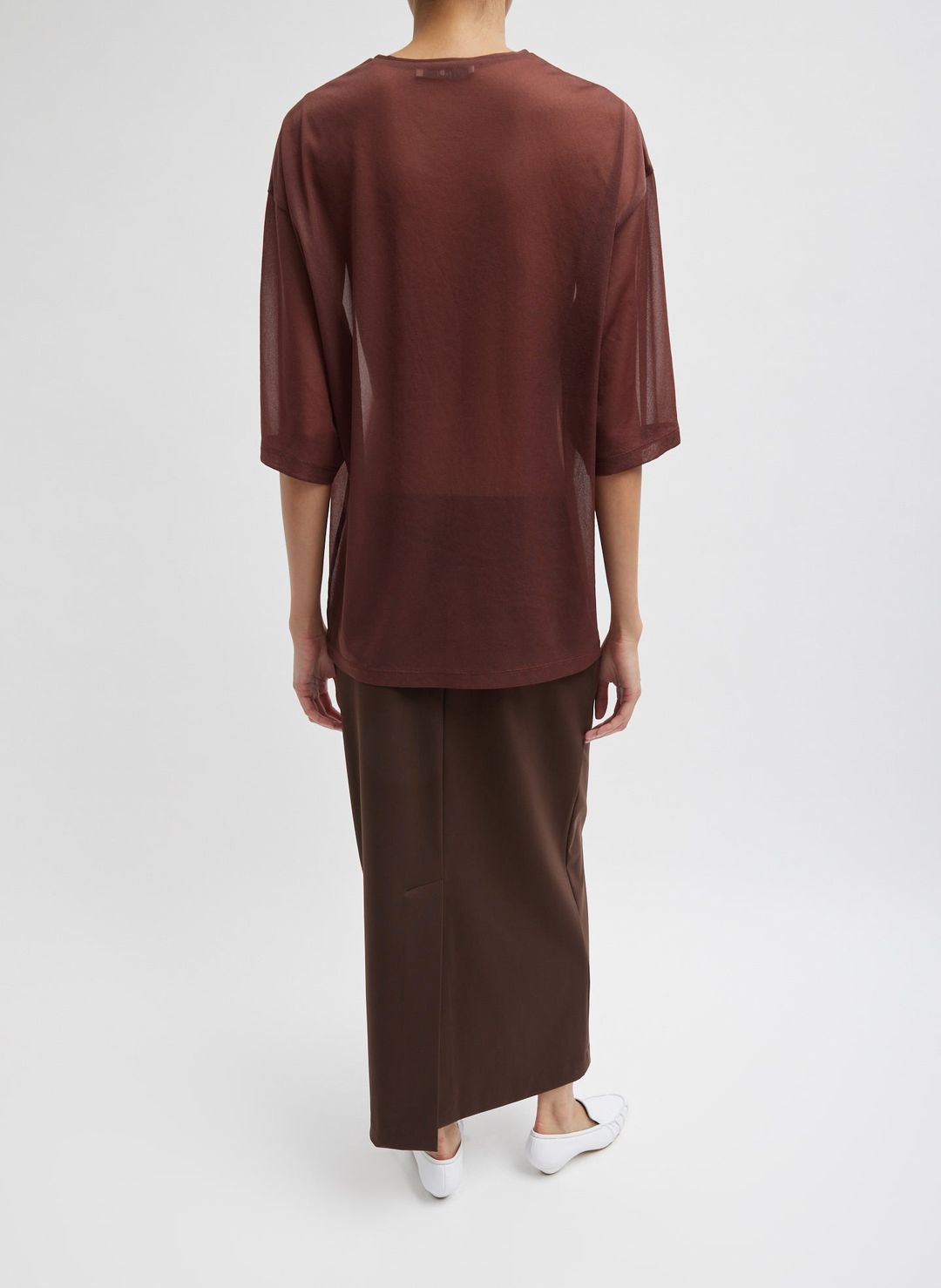 Sheer Gauze Easy T-Shirt #5