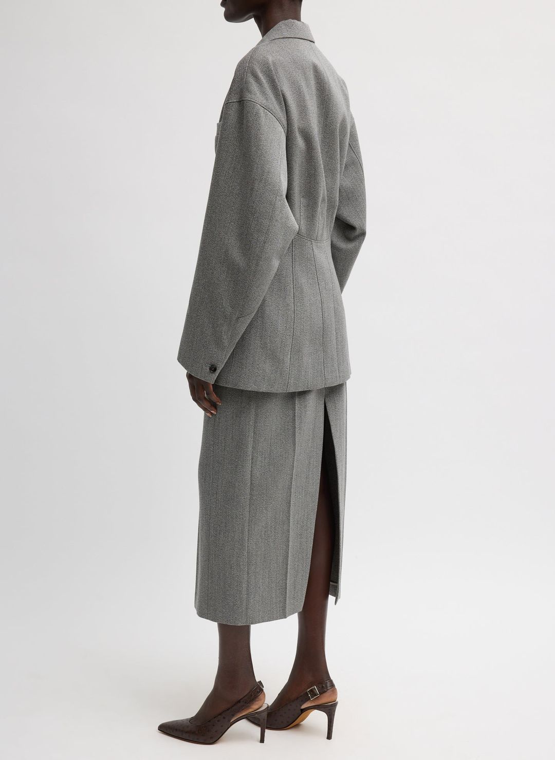 Structured Wool Sculpted Blazer #4