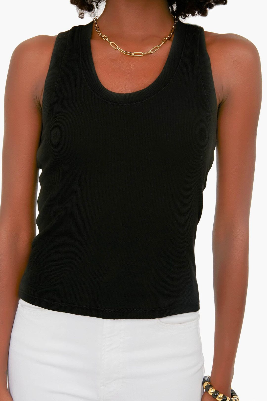 Black Sirena Rib Tank #5