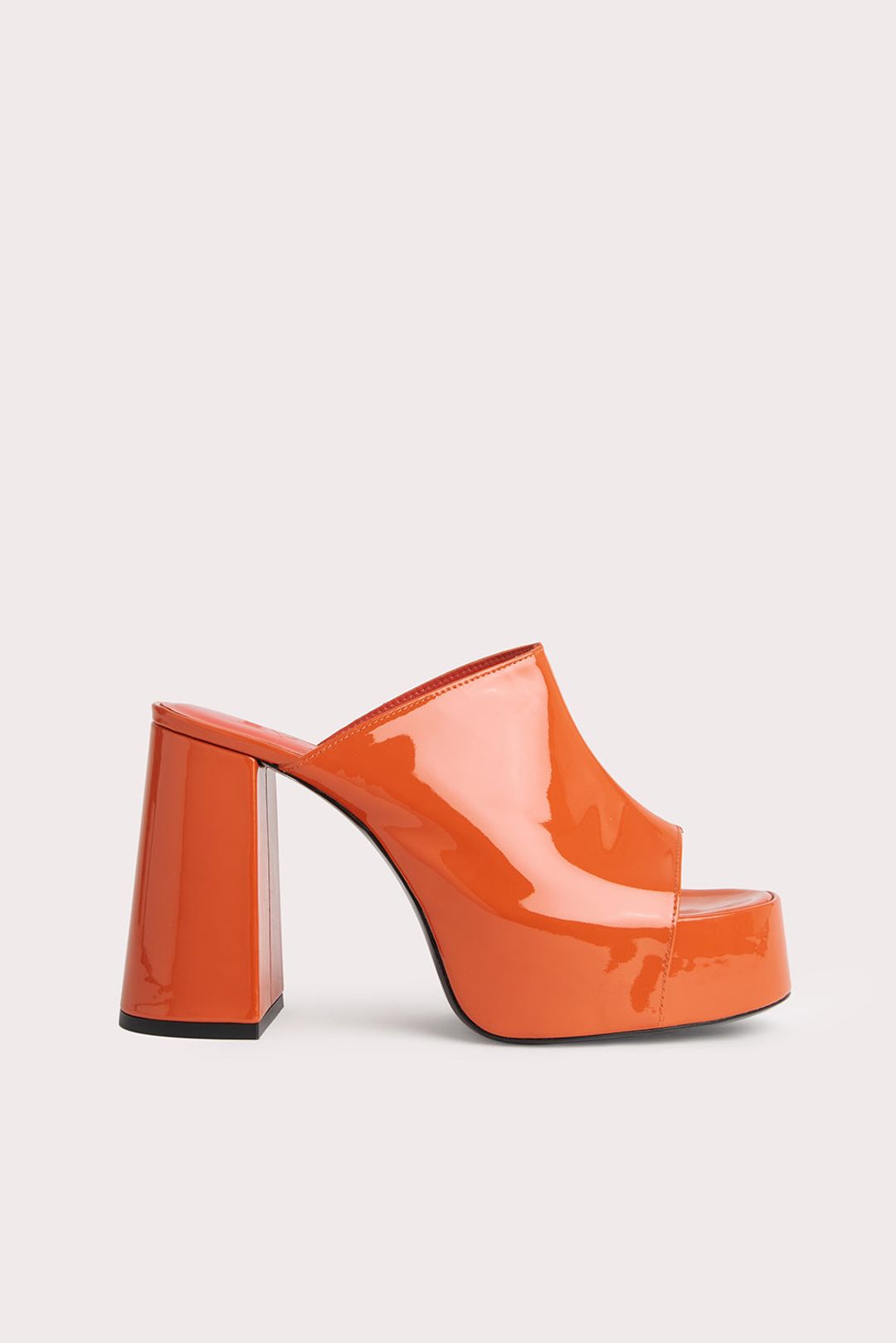 Brad Burnt Orange Patent Leather