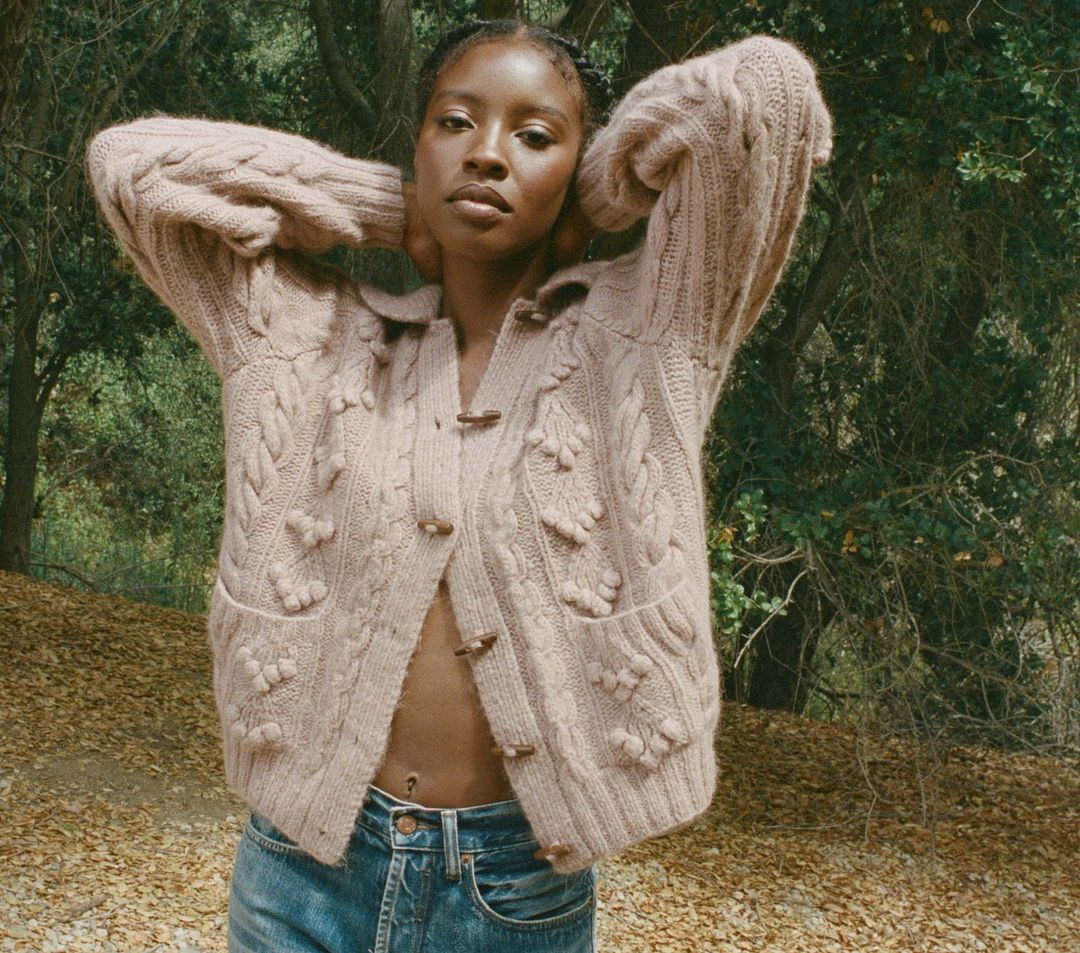 RIVE CARDIGAN -- CLAY