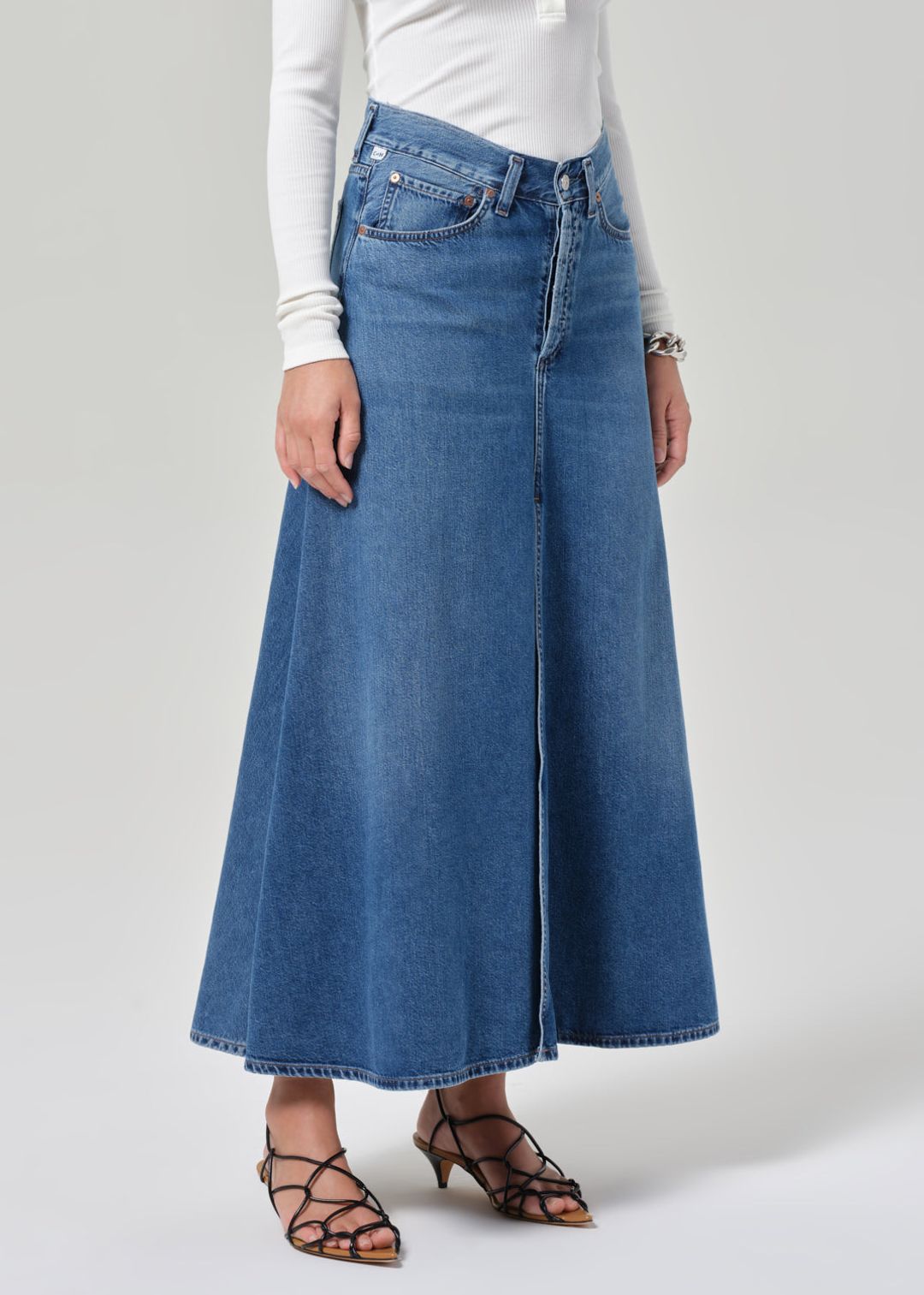 Fluid Maxi Skirt in Beacon #4
