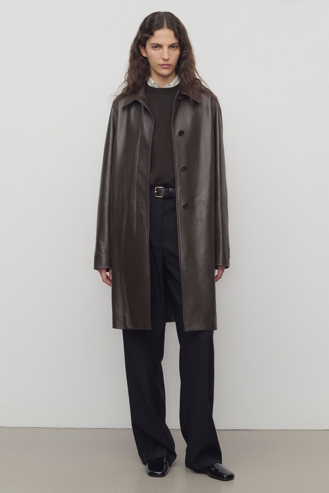Gracia Coat in Leather #3