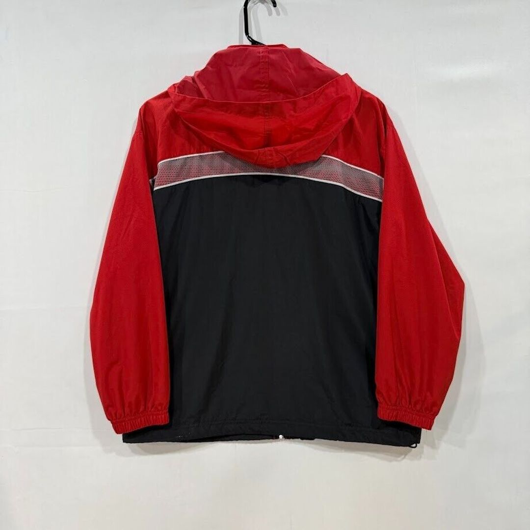 Classic Reebok Red and Black Windbreaker Jacket #8