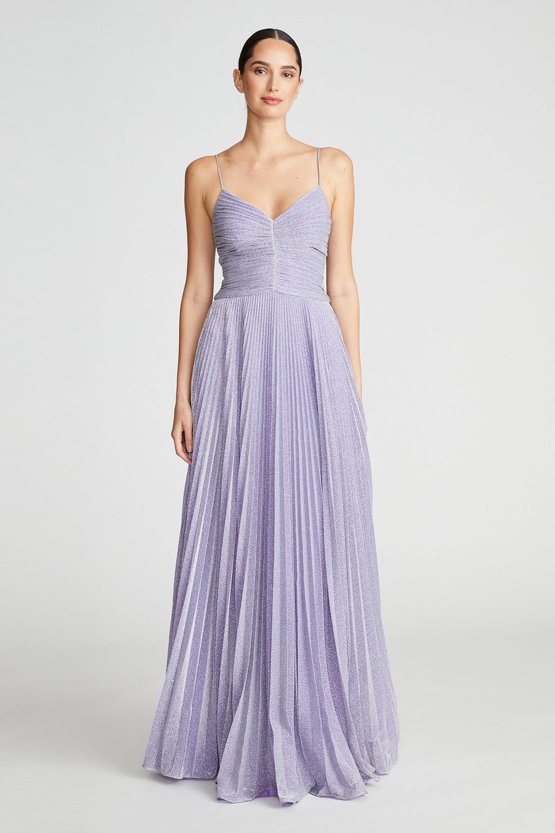 Maycee Gown In Shimmer Jersey #5