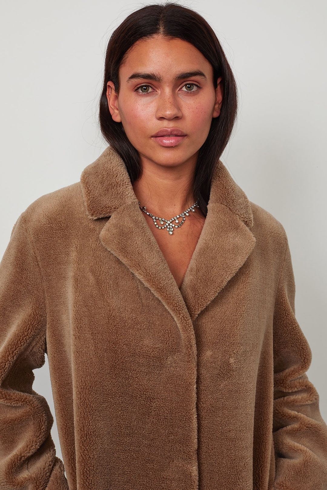 TRISHELLE LUX SHERPA OVERSIZED COAT #10