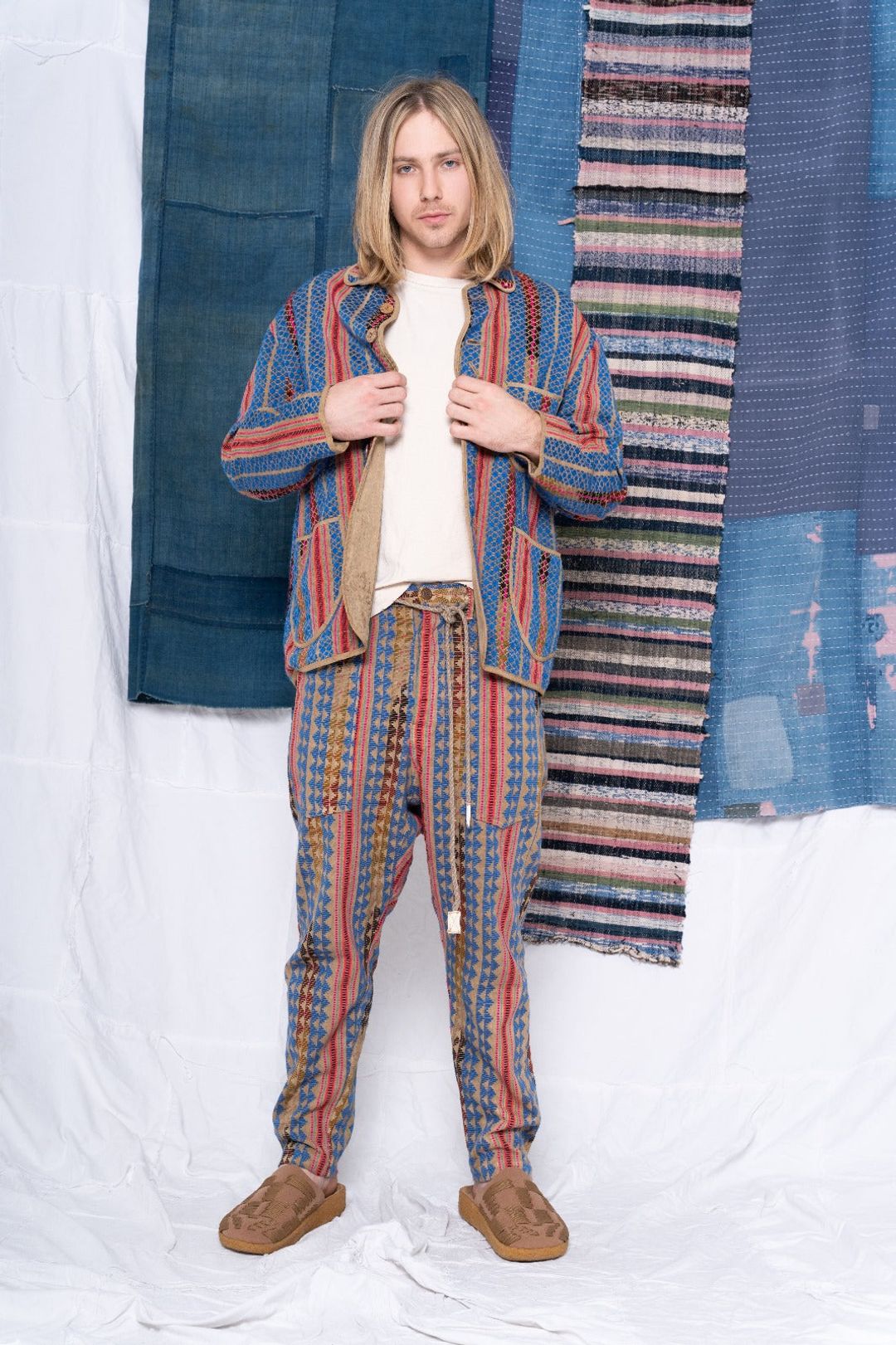 P63 Fatigue Heavy Ikat Jacquard Clay #6