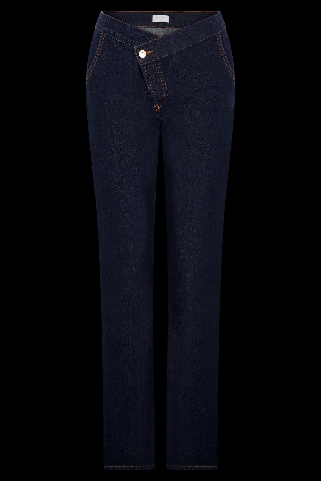 Remington V Front Straight Leg Jeans - Indigo Blue #9