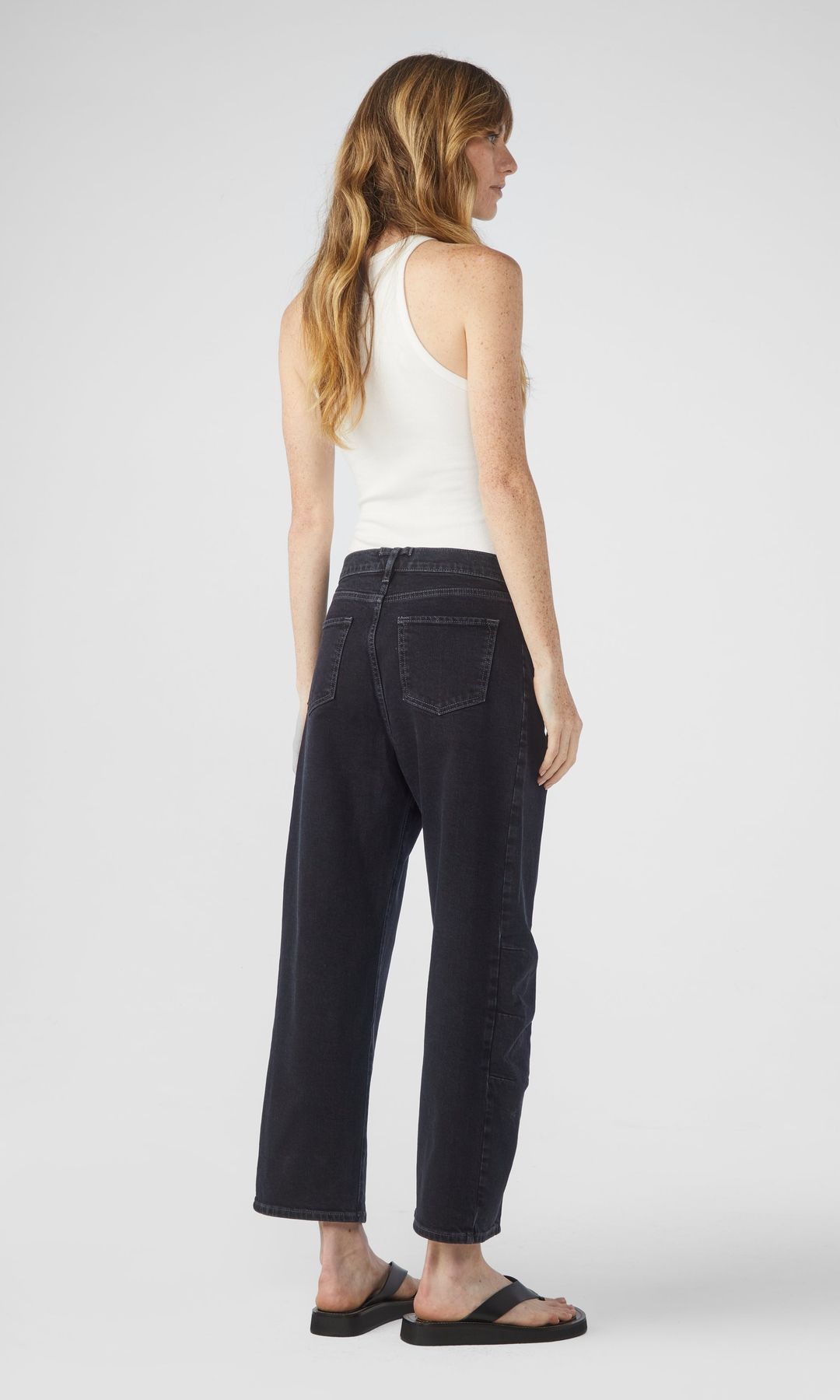 Ms. Walker Mid Rise Constructed Jean - Loved Black