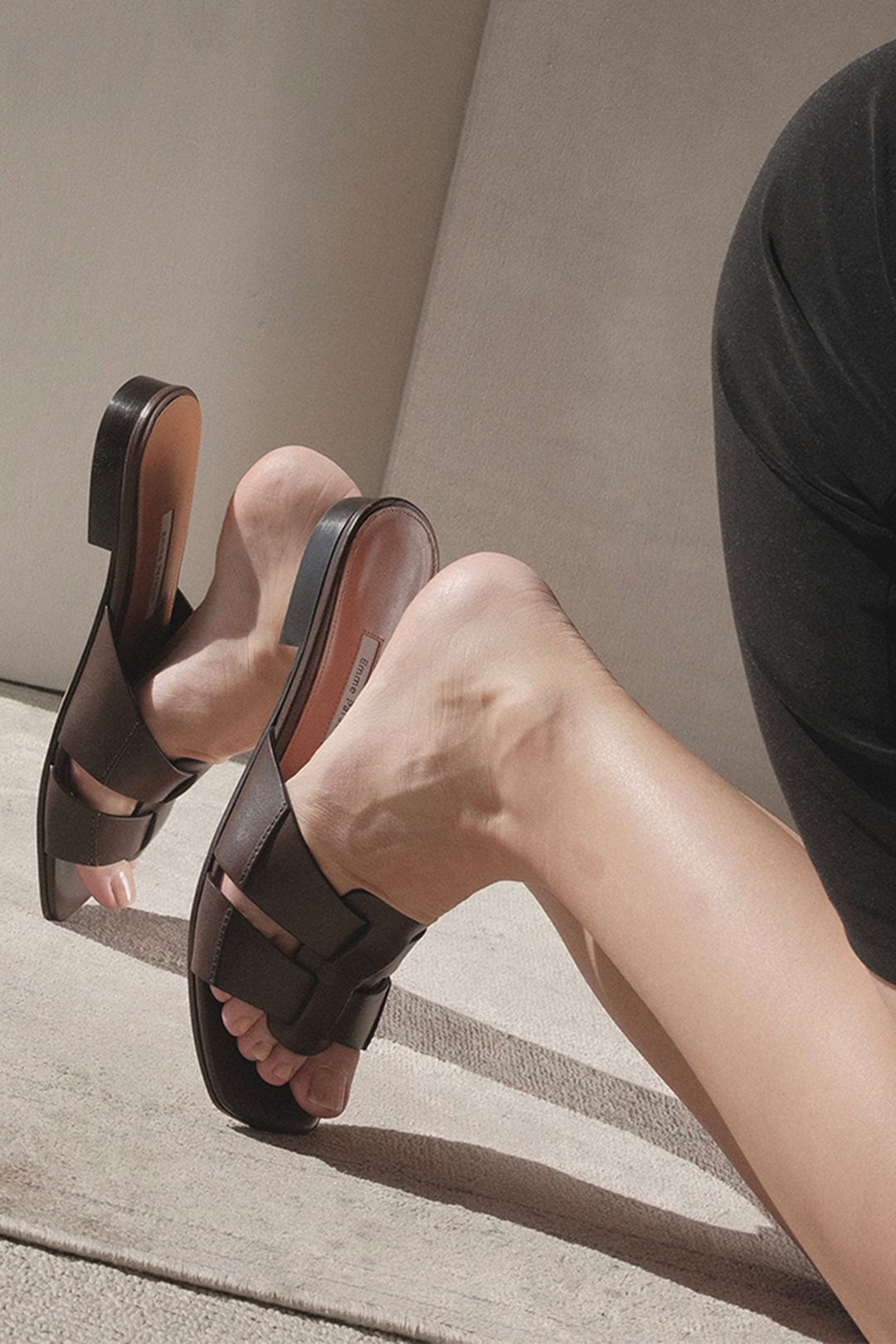 Leo in Espresso Calfskin — ARCHIVE SAMPLE; FINAL SALE