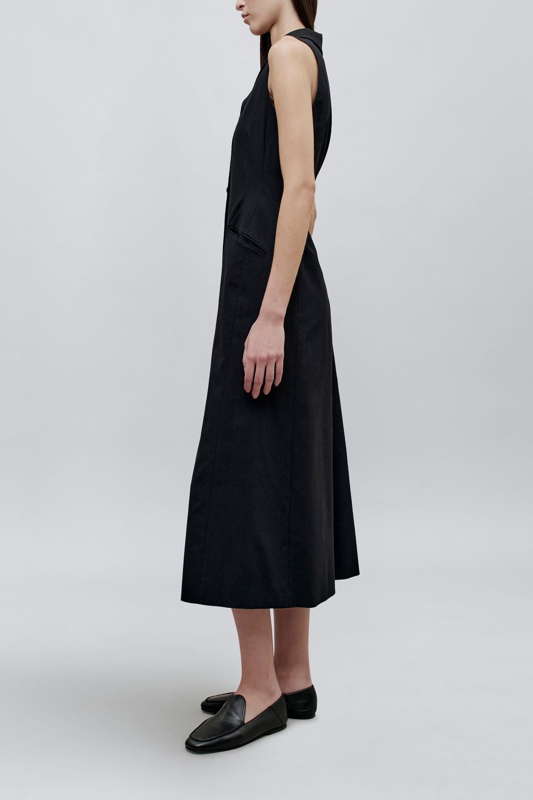 Holland Dress in Stretch Suiting #3