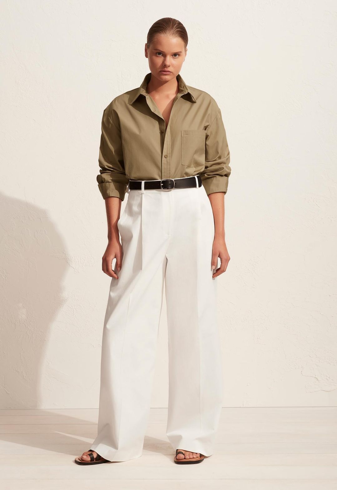 Classic Pocket Shirt Stone #4