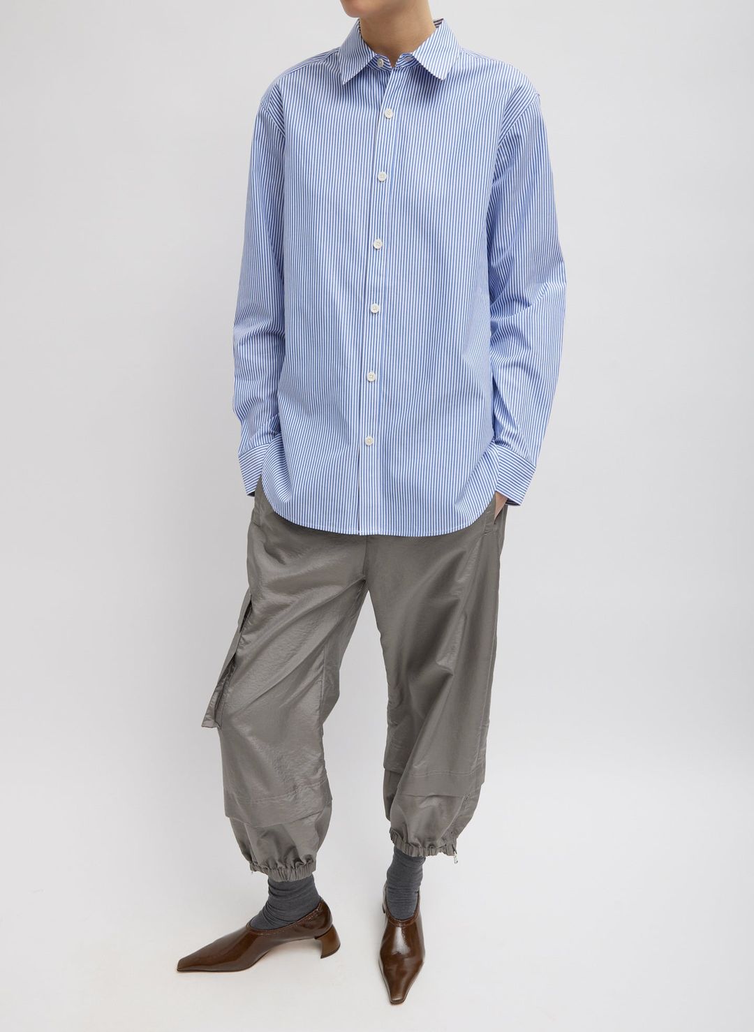 Crispy Nylon Wilt Pull On Jogger