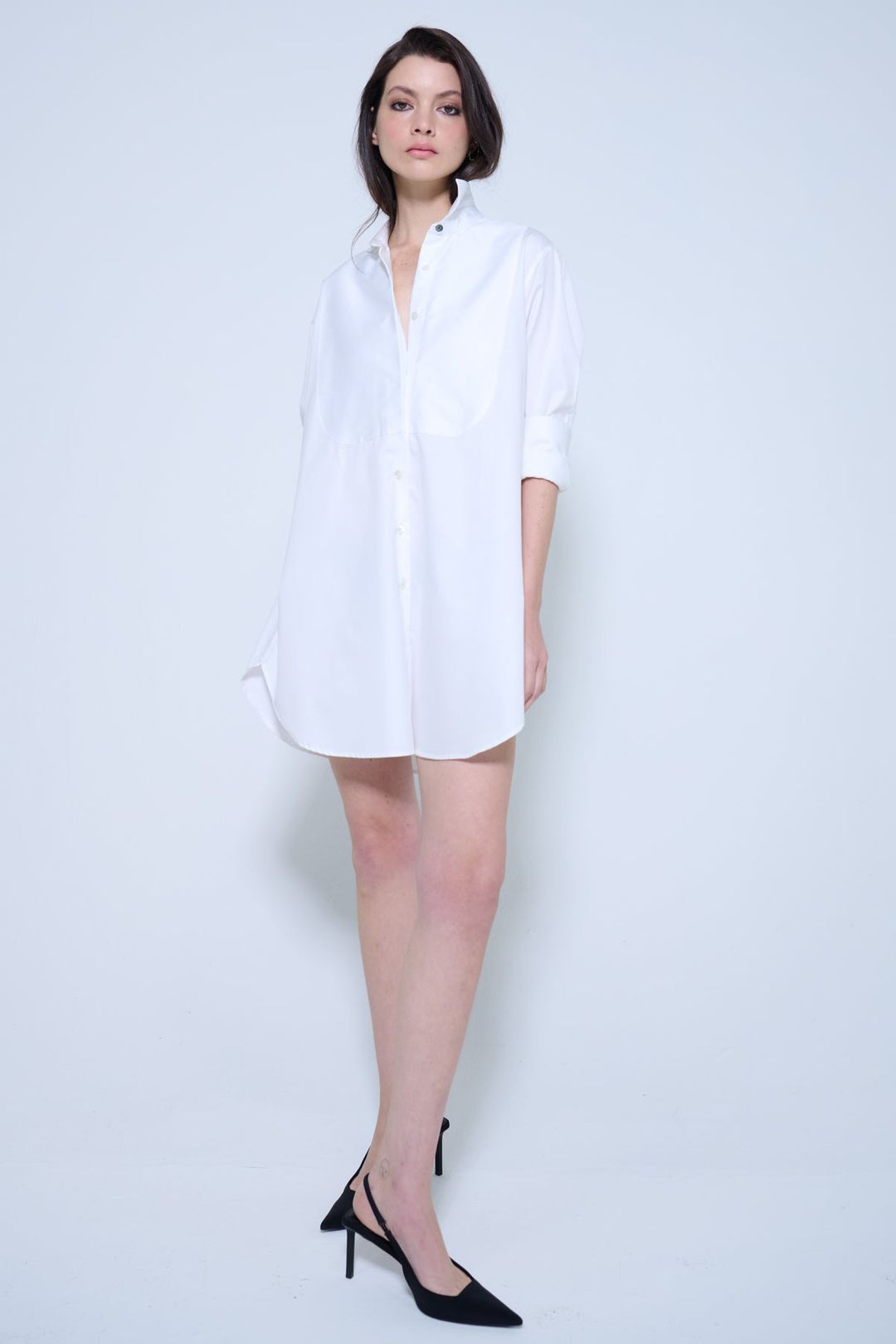 TUXEDO SHIRTDRESS #8