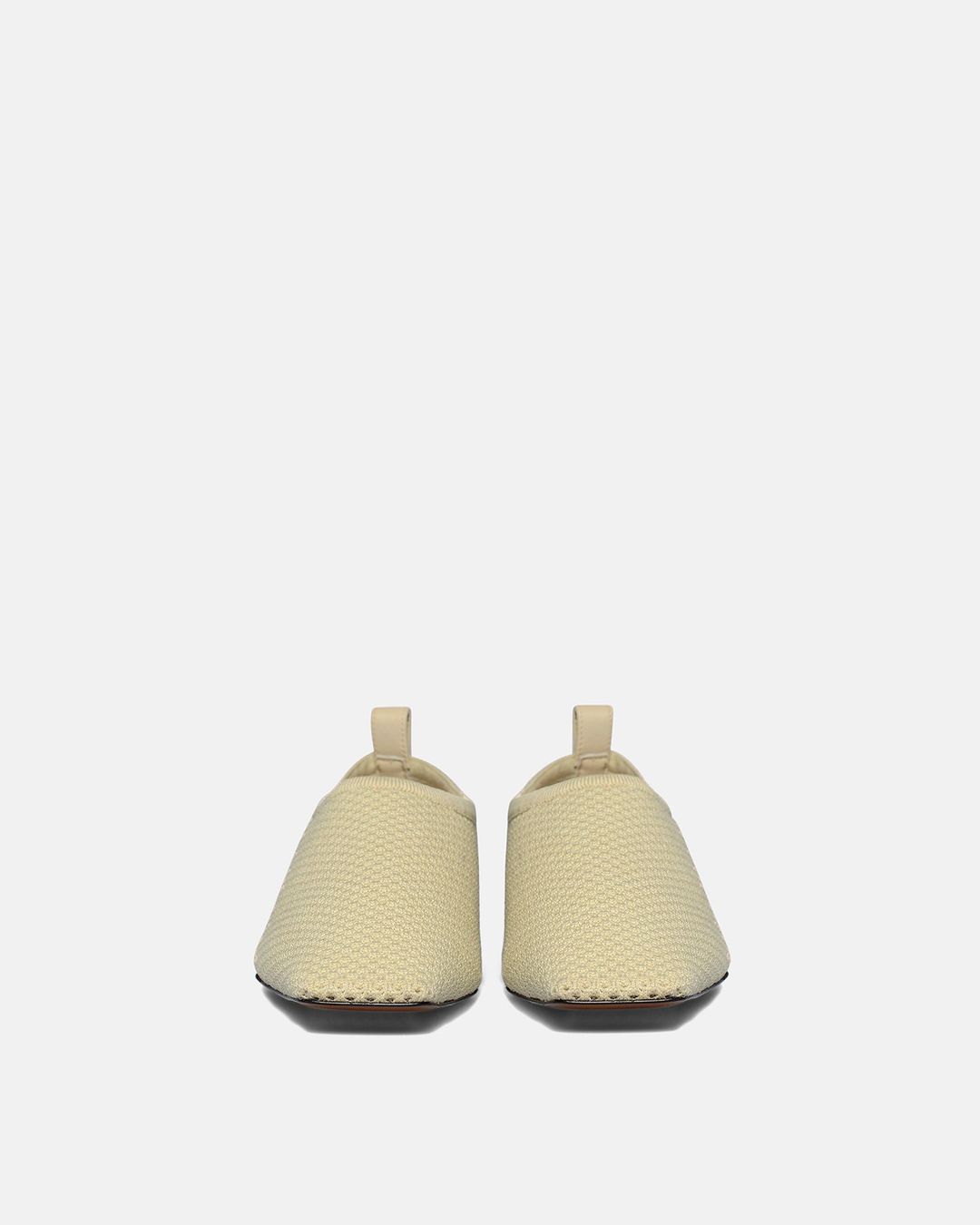 Maris Rounded Toe - Mesh-Knit Round-Toe Slip On Shoes - Sand Mesh #3