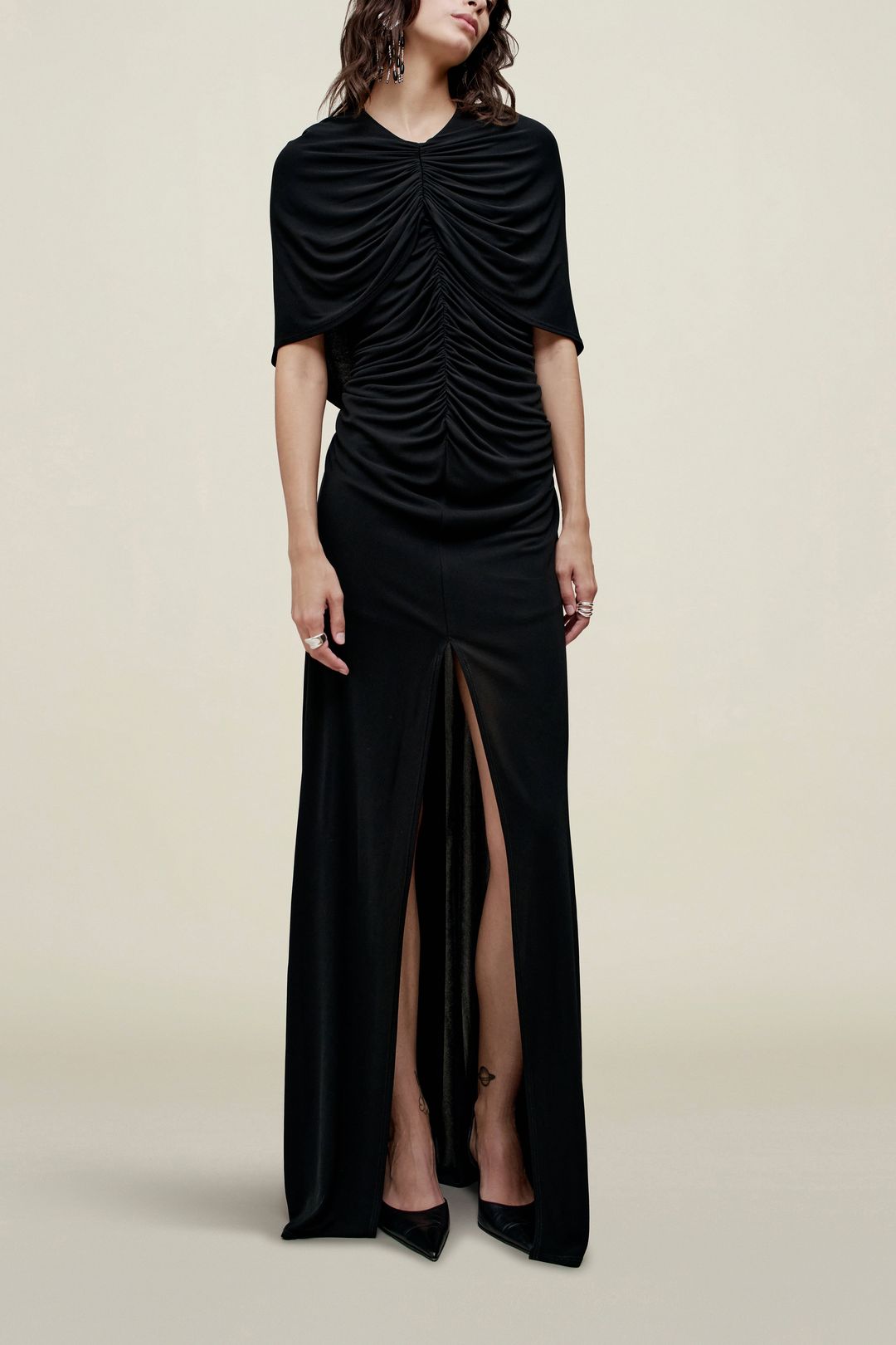 Matilda Cape Gown in Matte Jersey #2