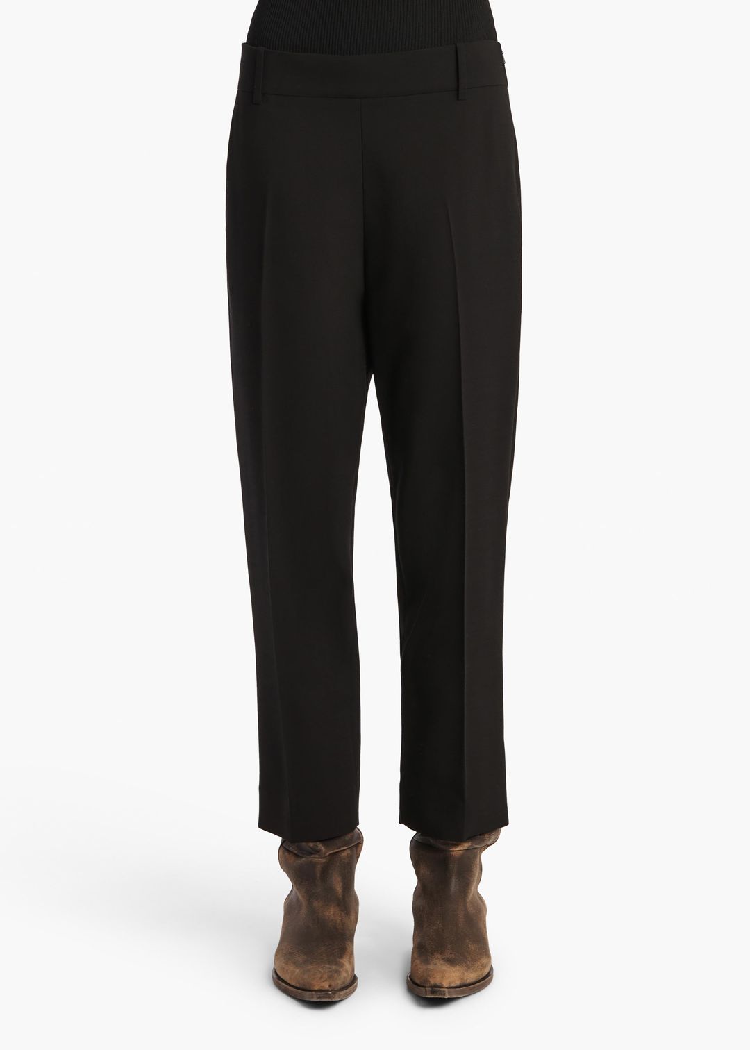 Cam Pant in Black Stretch Suiting #3