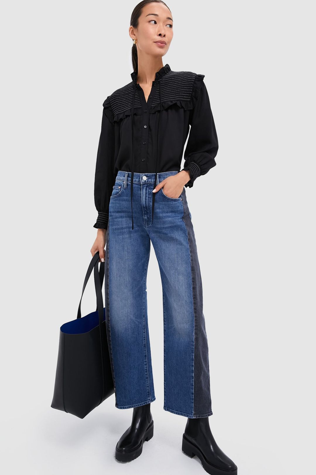 Black Long Sleeve Nicolette Shirt