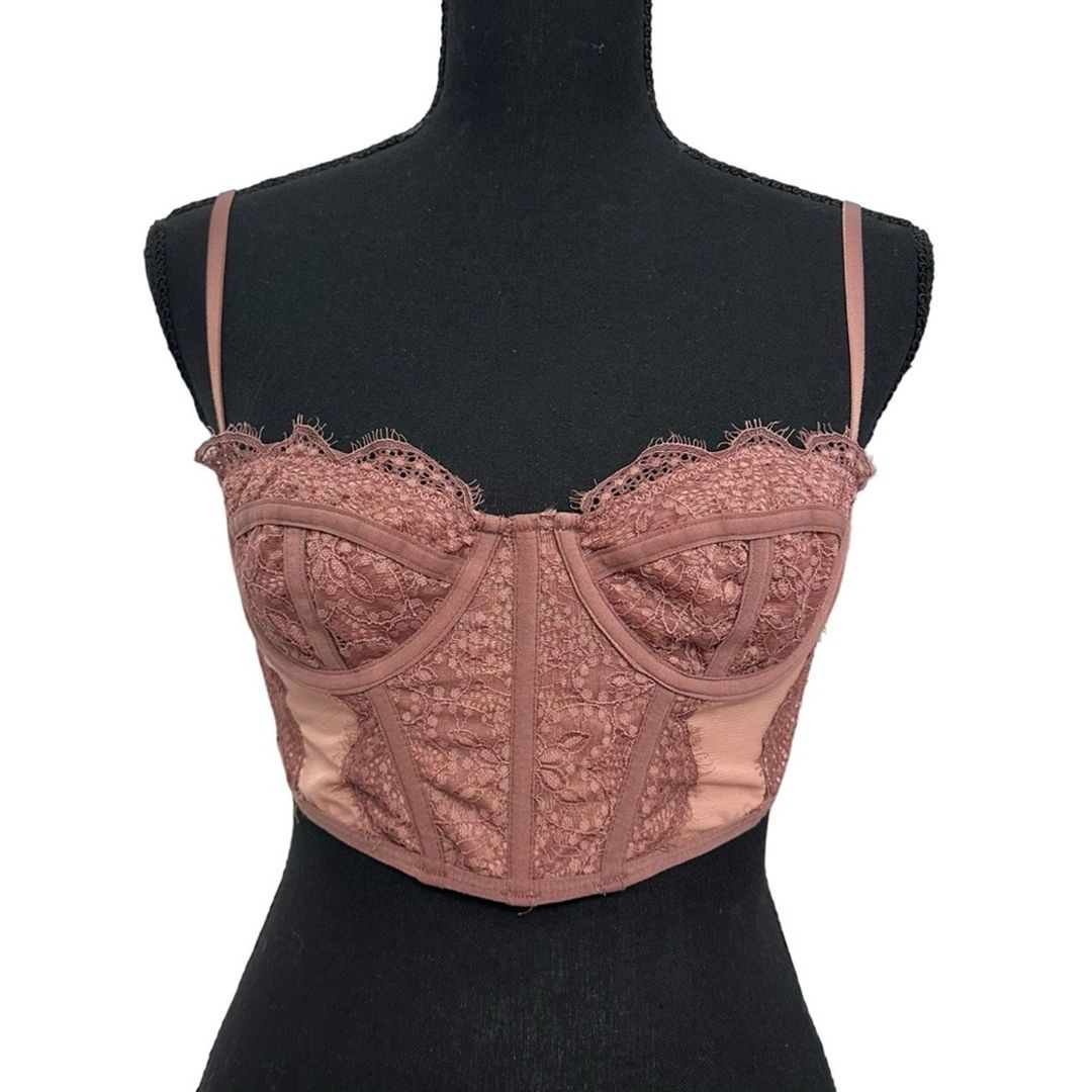 Urban Outfitters Pink Corset top #4