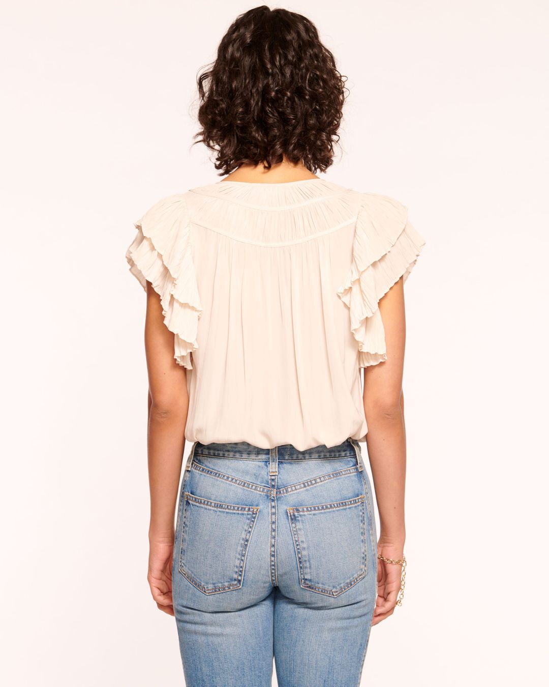 Sue Flutter Sleeve Blouse #3